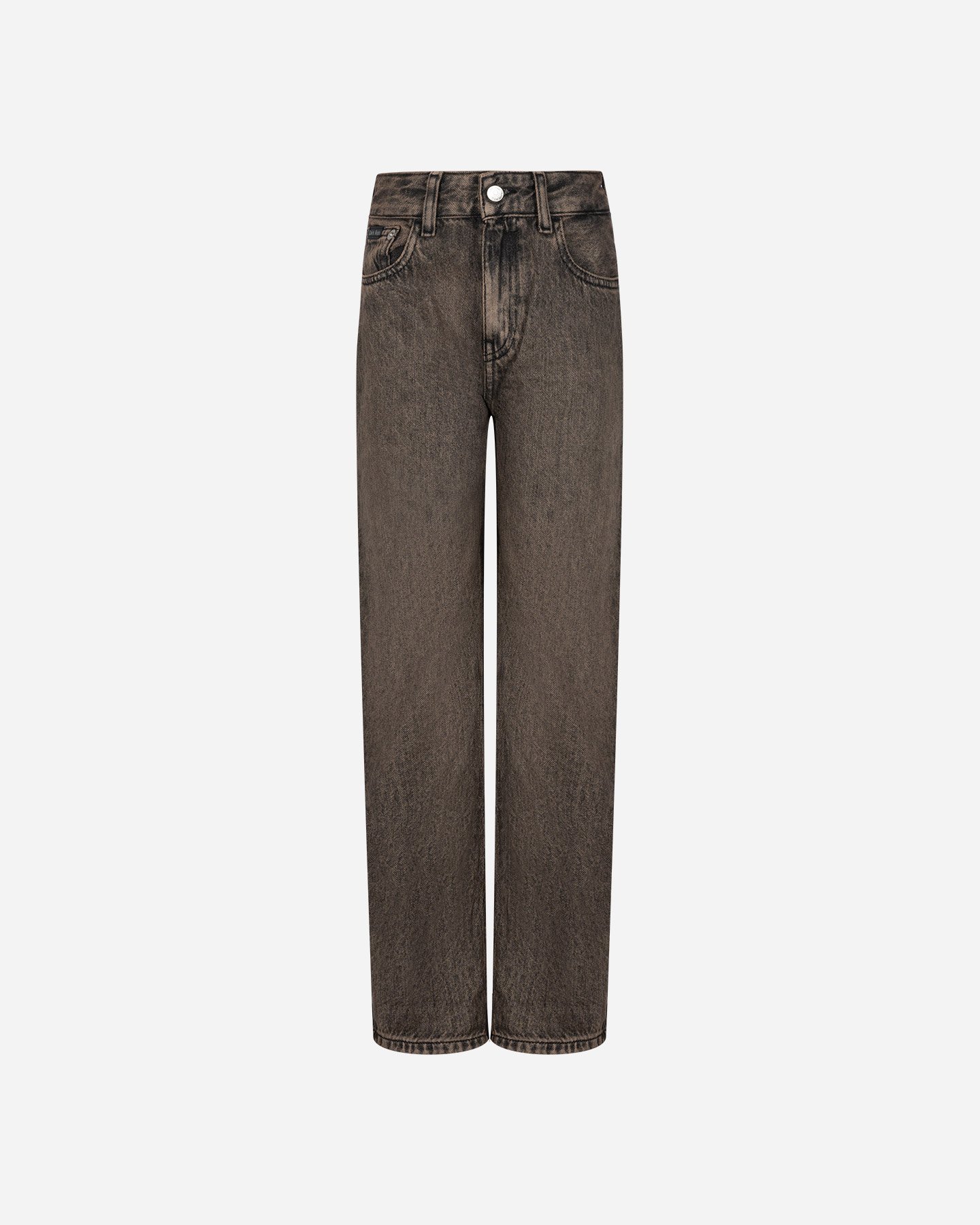 Jeans CALVIN KLEIN JEANS TURN UP SKATER JR - Nero - 0 | Cisalfa Sport