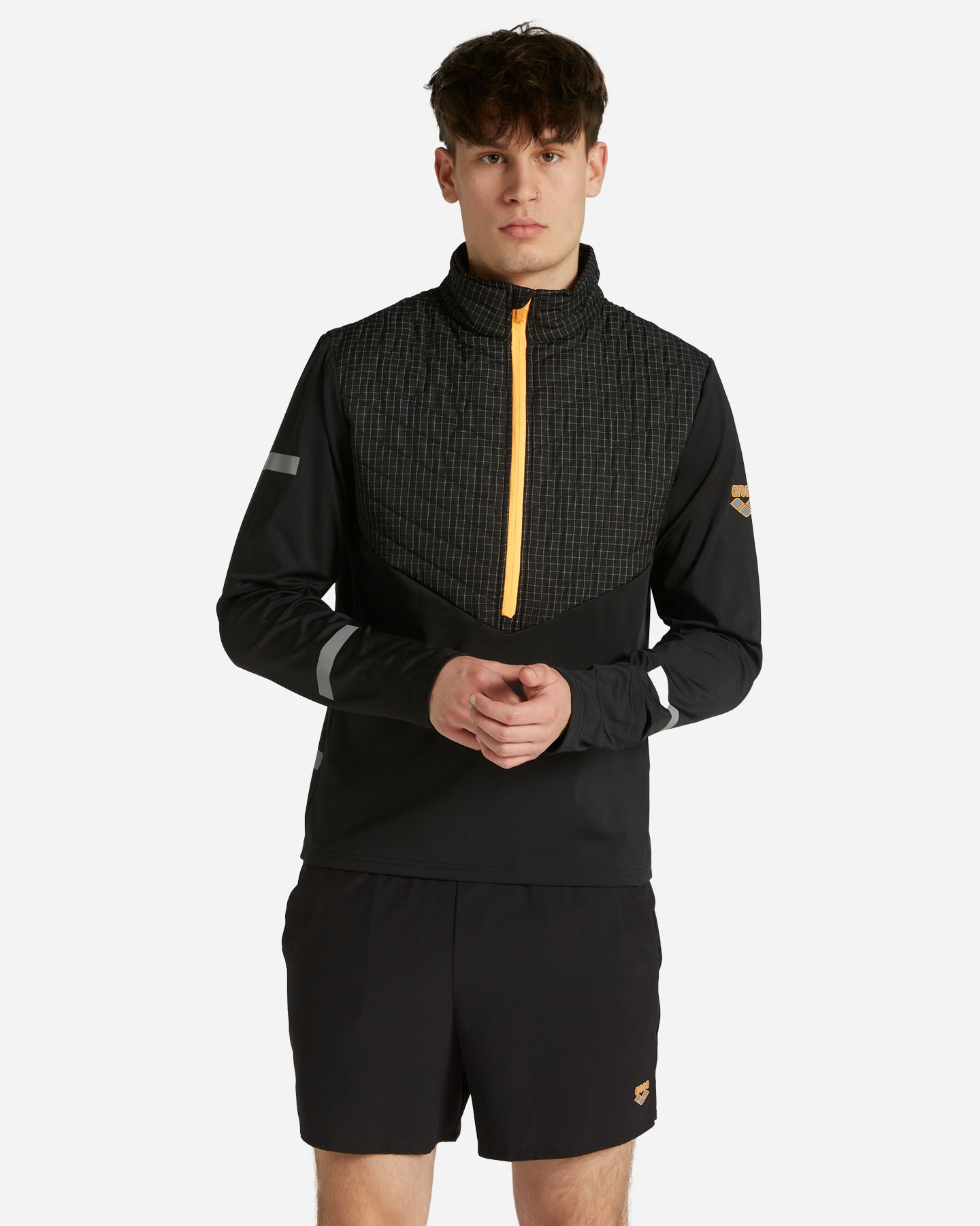 Giacca running ARENA DARK SHINE M - Nero - 0 | Cisalfa Sport