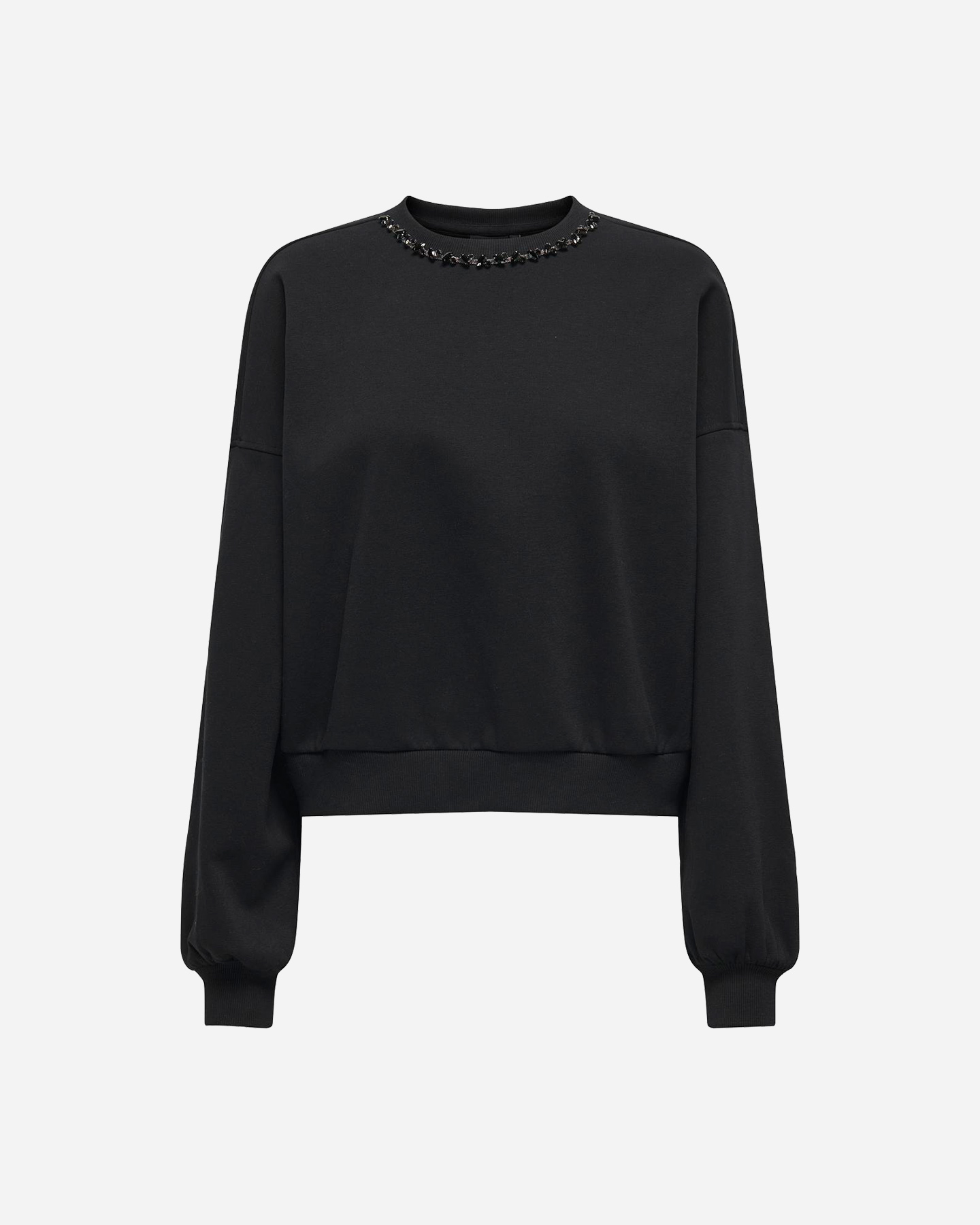 Felpa ONLY STRASS W - Nero - 0 | Cisalfa Sport