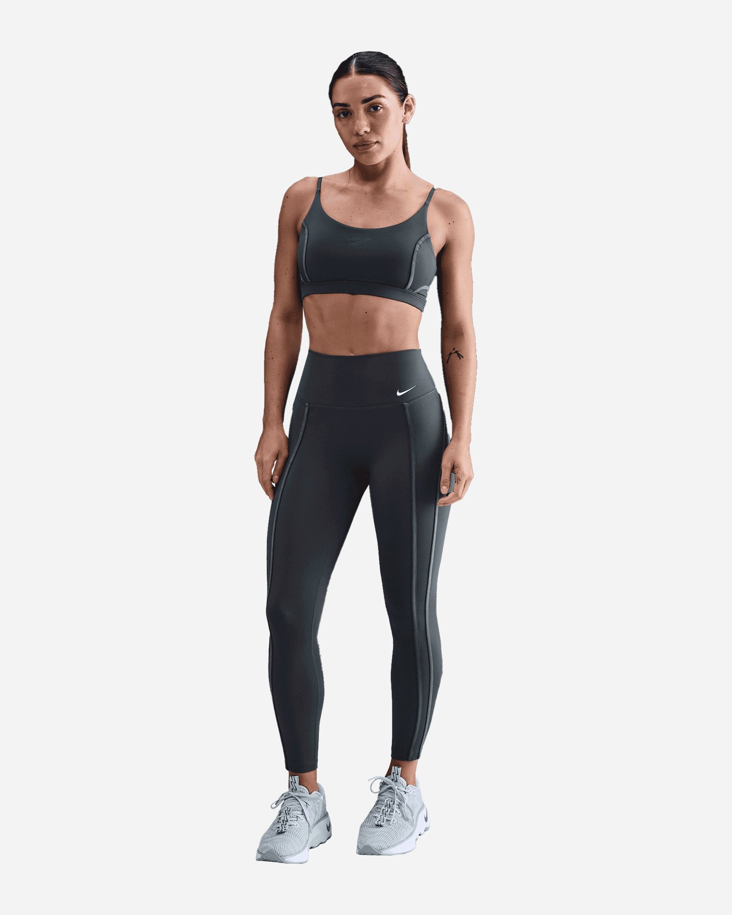 Pantalone training NIKE DRI FIT 7/8 NK ONE W - Grigio - 1 | Cisalfa Sport