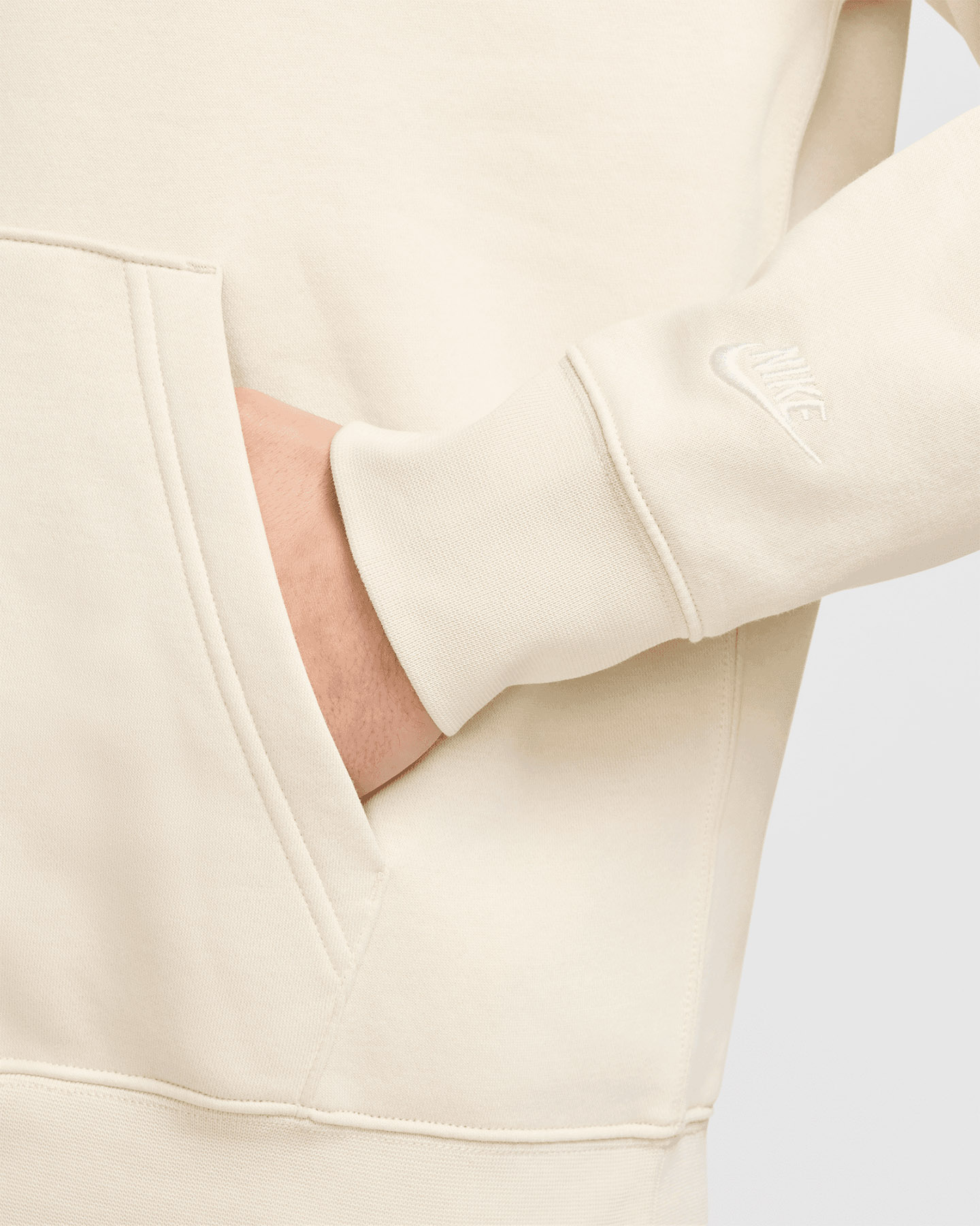 Felpa NIKE CLUB GFX M - Beige - 5 | Cisalfa Sport