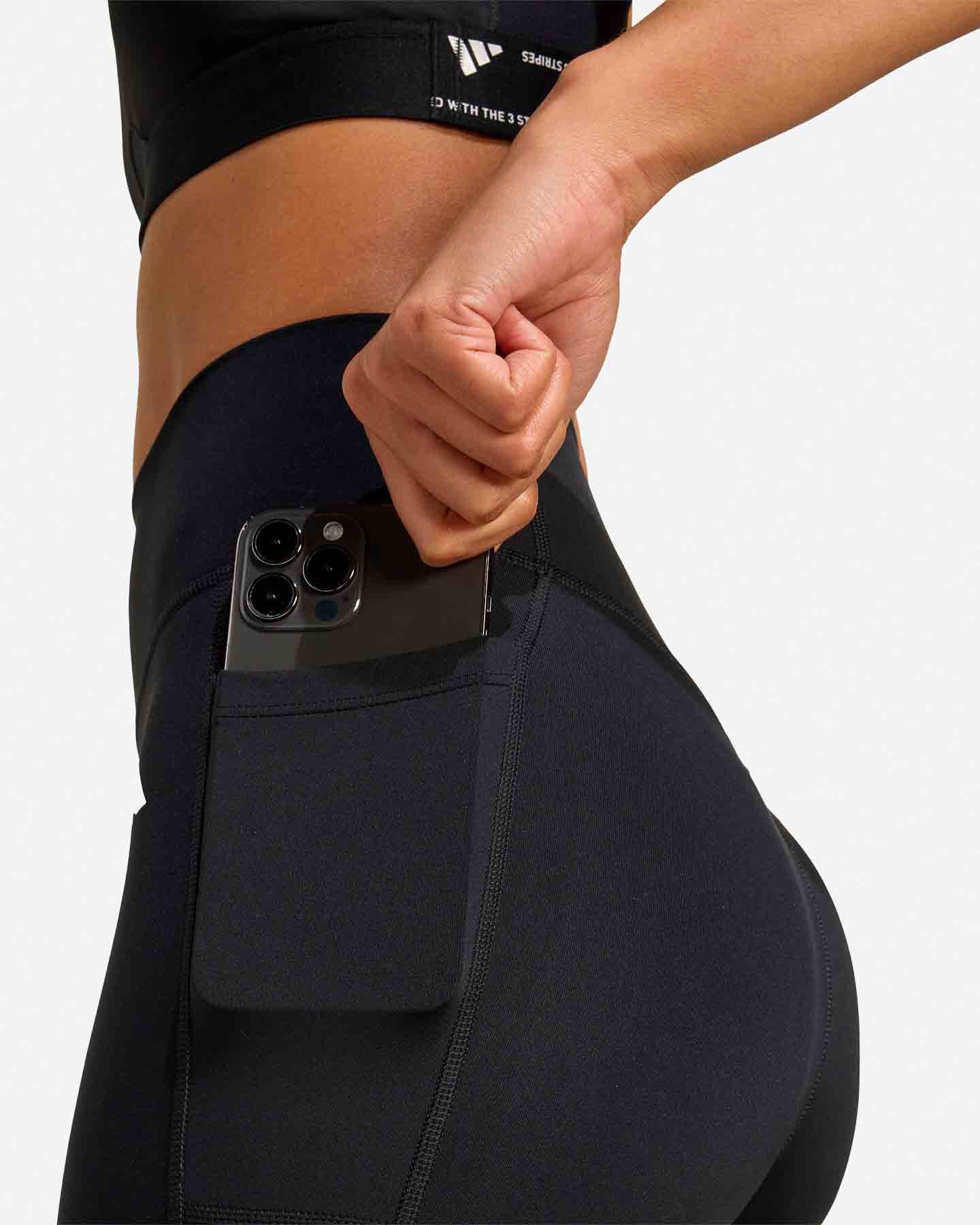 Leggings ADIDAS OPTIME ESSENTIALS W - Nero - 5 | Cisalfa Sport