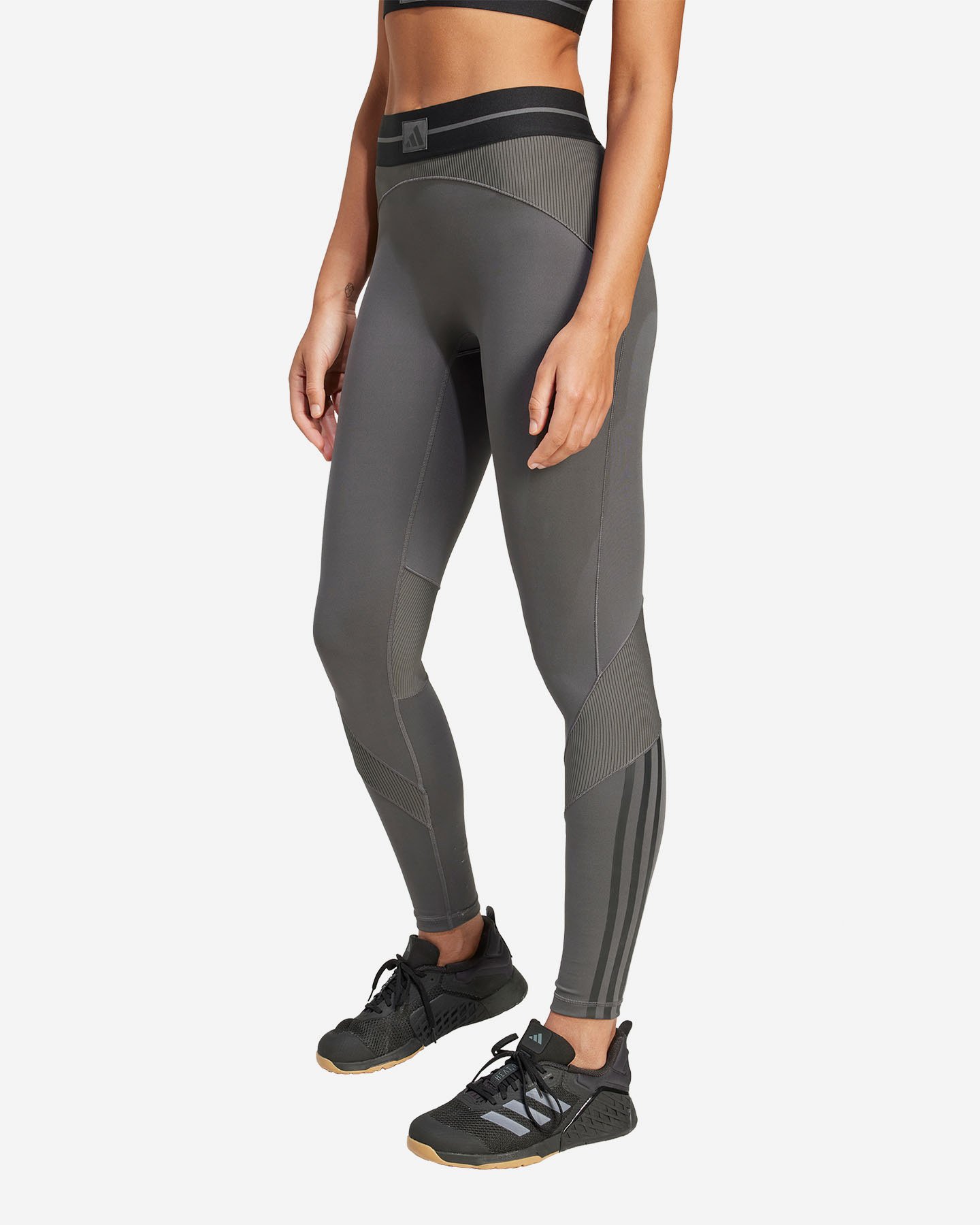 Leggings ADIDAS HYG RIB W - Grigio - 1 | Cisalfa Sport