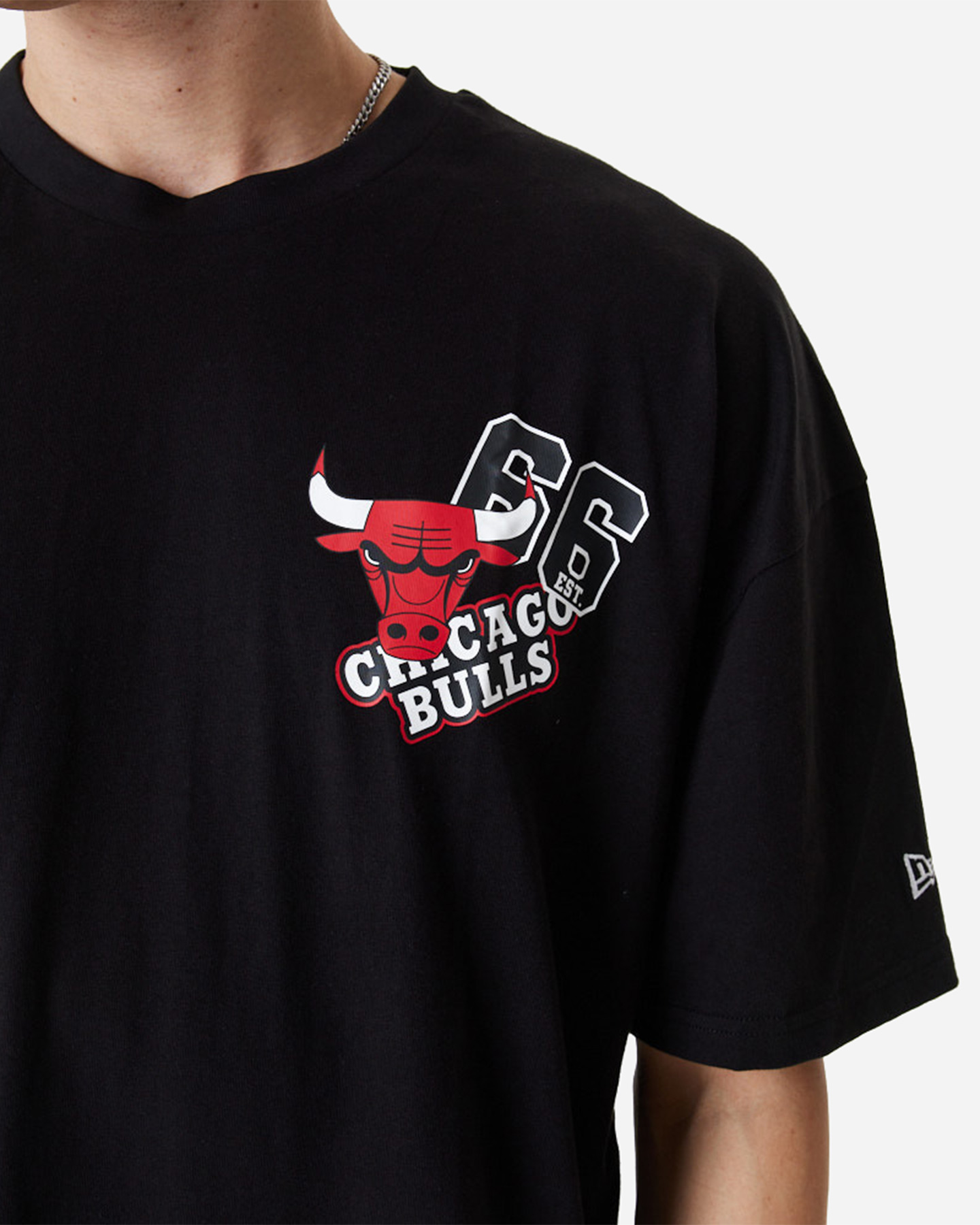 T-shirt NEW ERA ARCH WORDMRK CHICAGO BULLS M - Nero - 4 | Cisalfa Sport