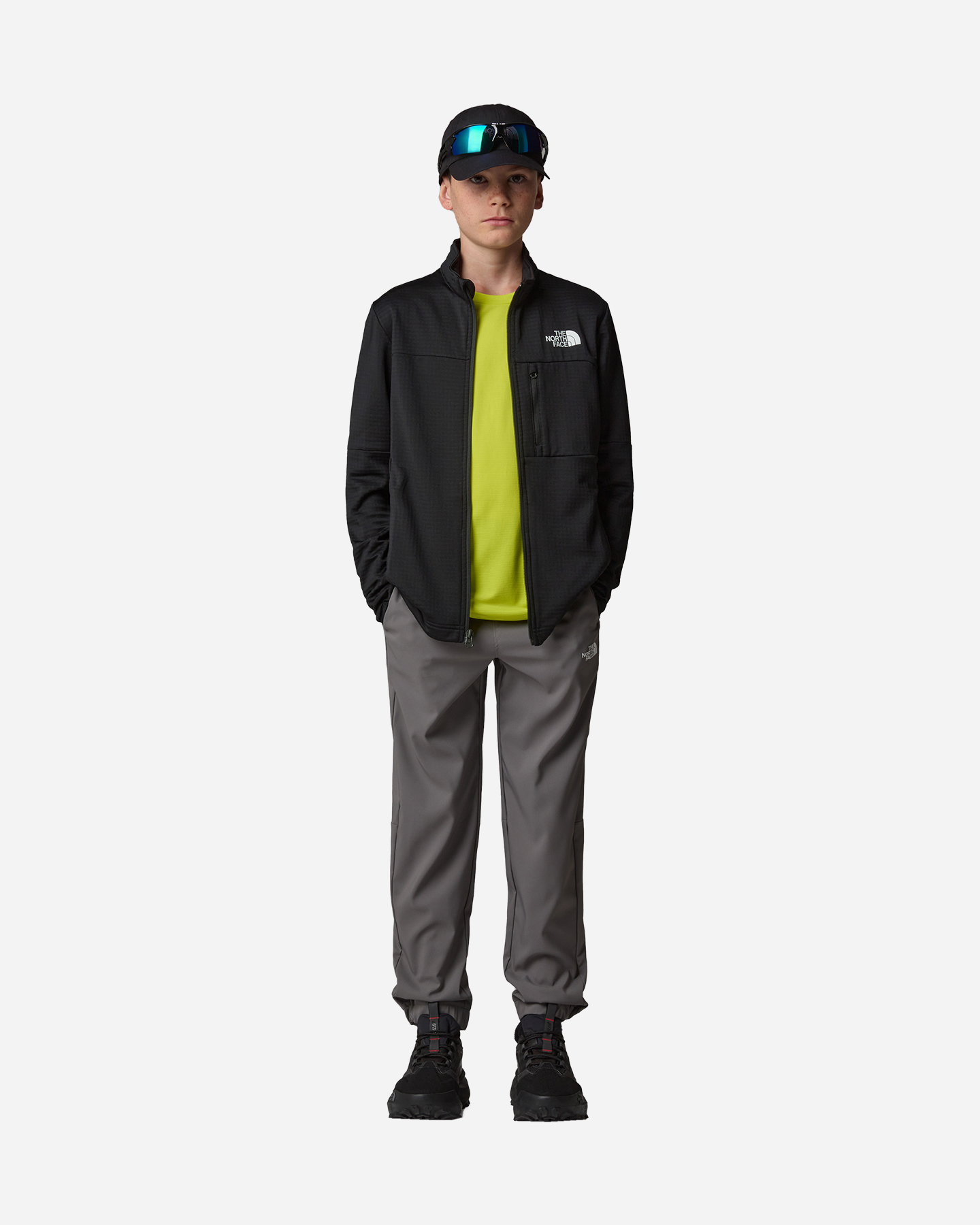 Pile THE NORTH FACE TEEN HIKE MIDLAYER JR - Nero - 4 | Cisalfa Sport