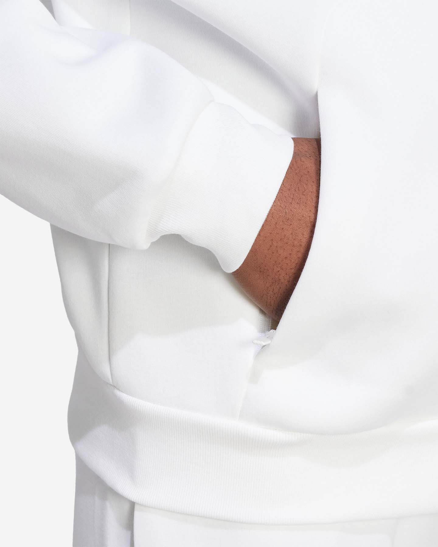 Felpa ADIDAS 3STRIPES M - Bianco - 4 | Cisalfa Sport