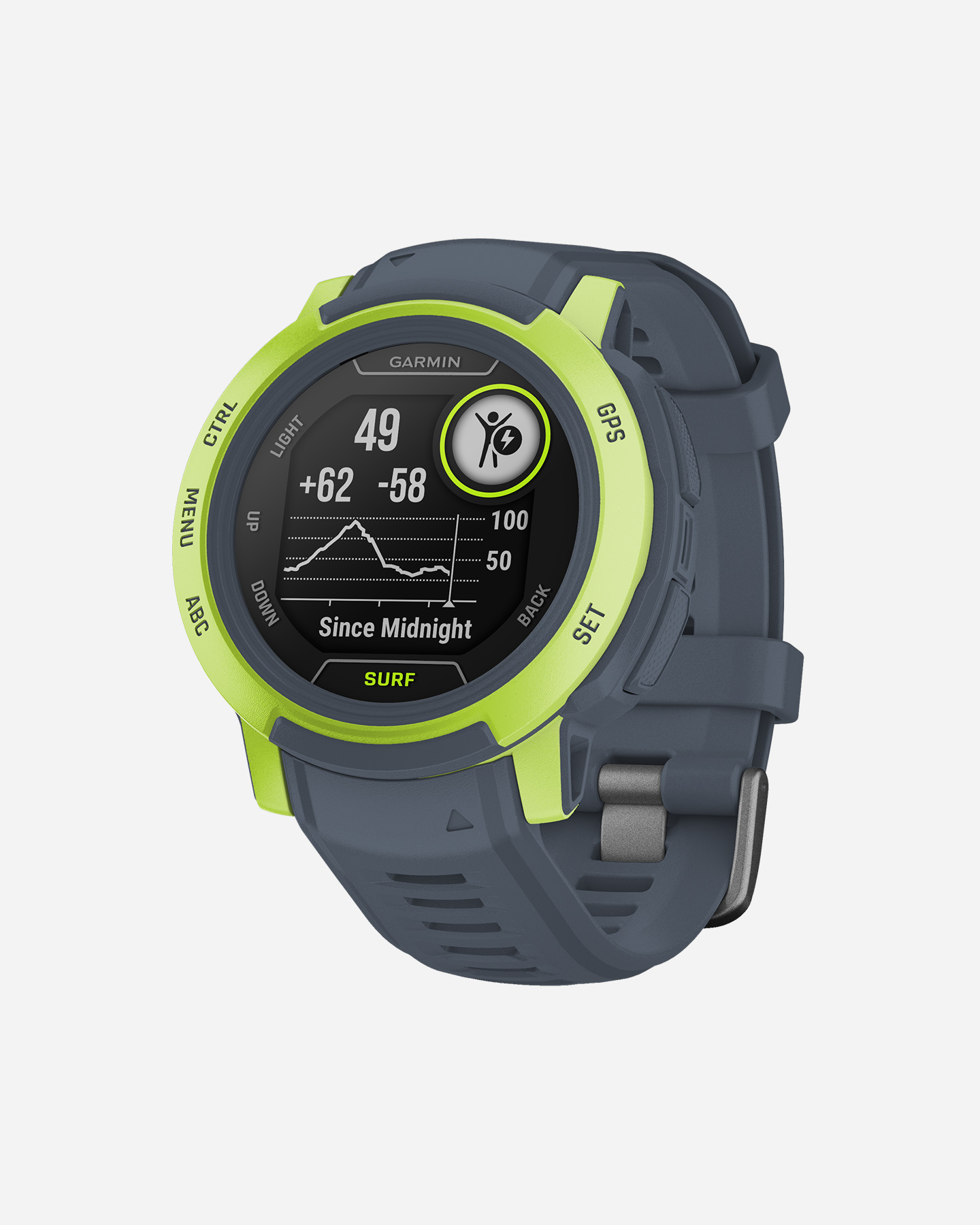 Orologio multifunzione GARMIN INSTINCT 2 SURF EDITION  - Giallo - 1 | Cisalfa Sport
