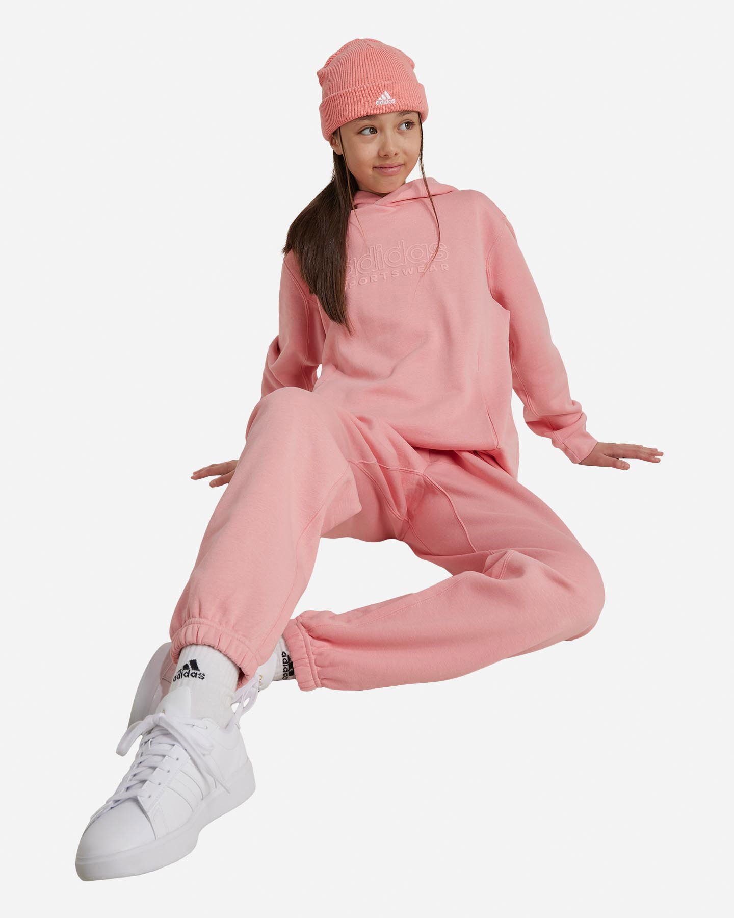 Felpa ADIDAS OVER ALL SNZ JR - Rosa - 3 | Cisalfa Sport