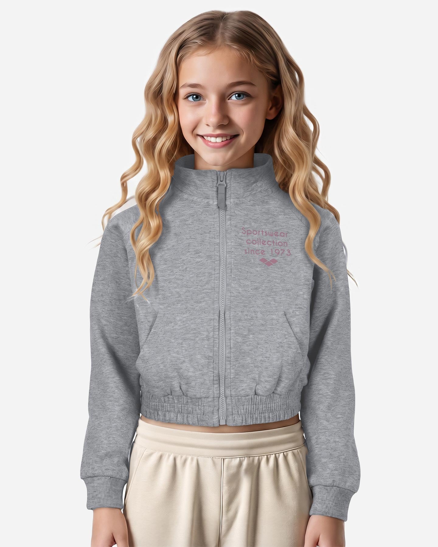 Felpa ARENA ATHLETIC ESSENTIAL JR - Grigio - 2 | Cisalfa Sport