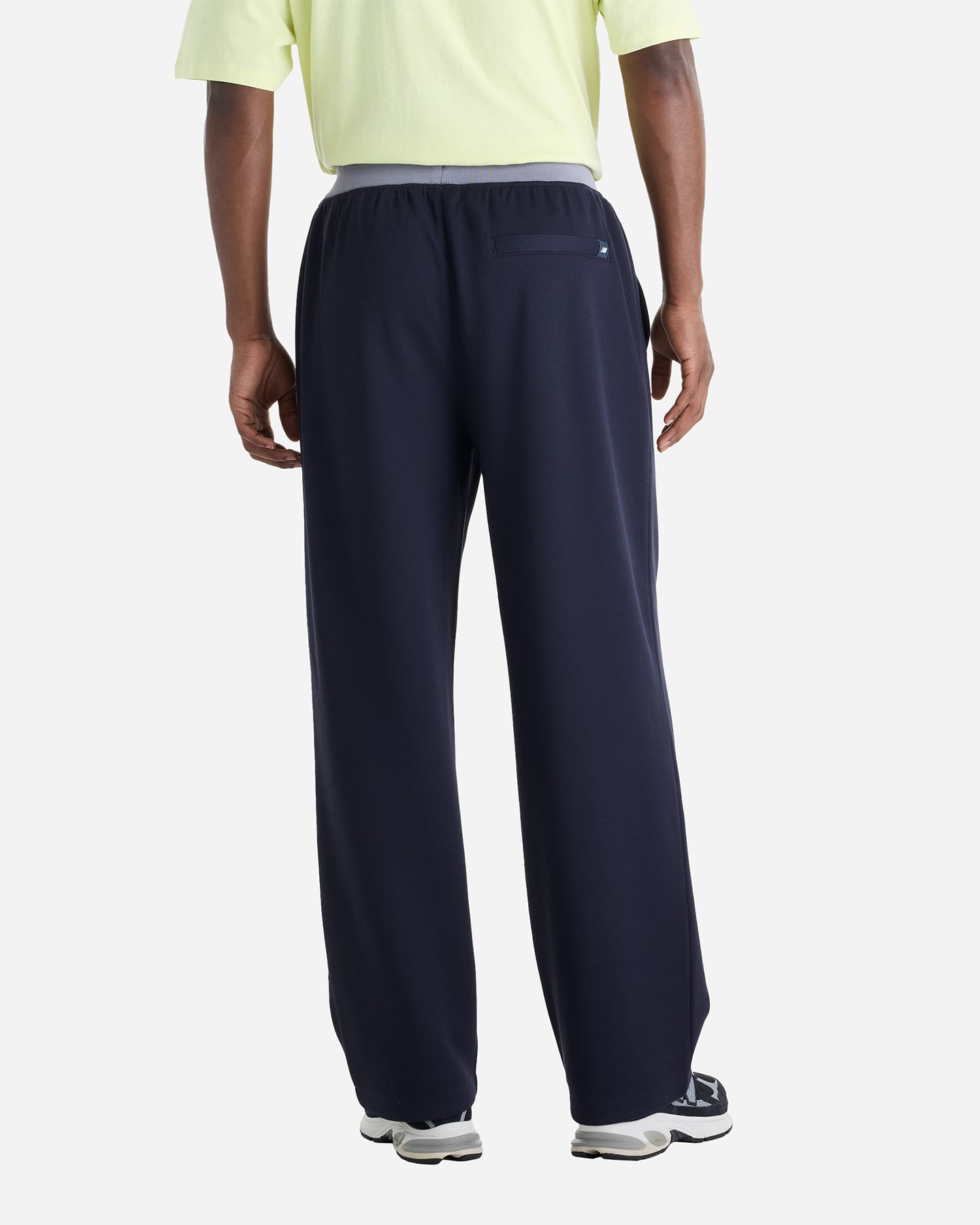 Pantalone NEW BALANCE COLLEGE PIQUET STRAIGHT M - Blu Navy - 1 | Cisalfa Sport