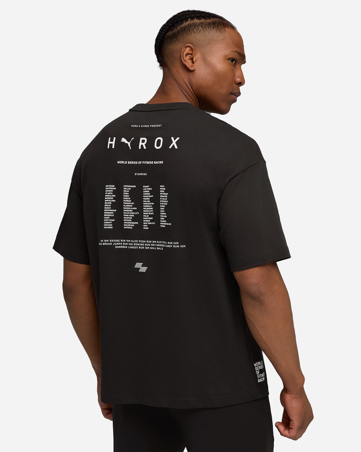 T-shirt training PUMA HYROX SMALL LOGO M - Nero - 3 | Cisalfa Sport