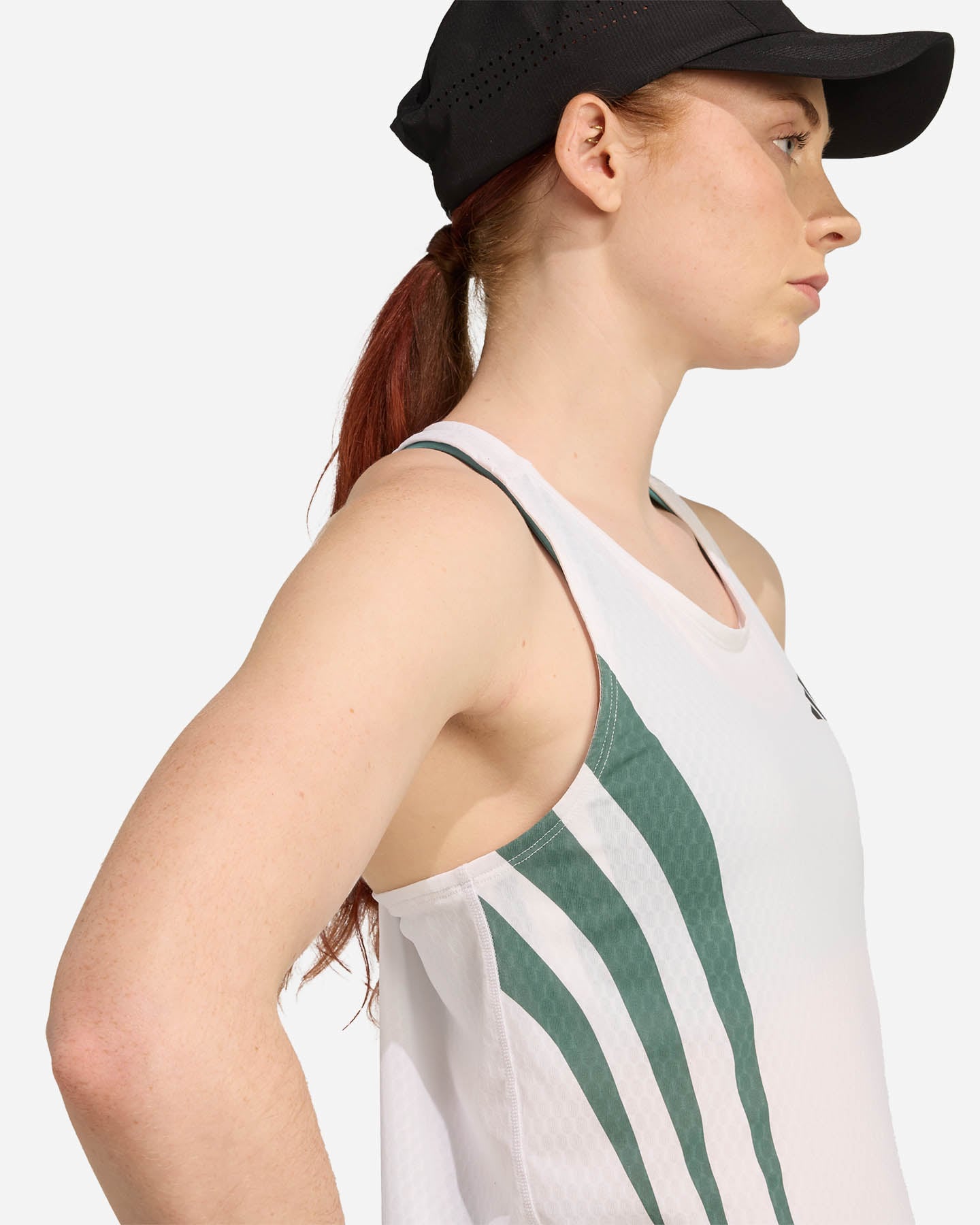 Canotta running ADIDAS ADIZERO W - Bianco - 5 | Cisalfa Sport
