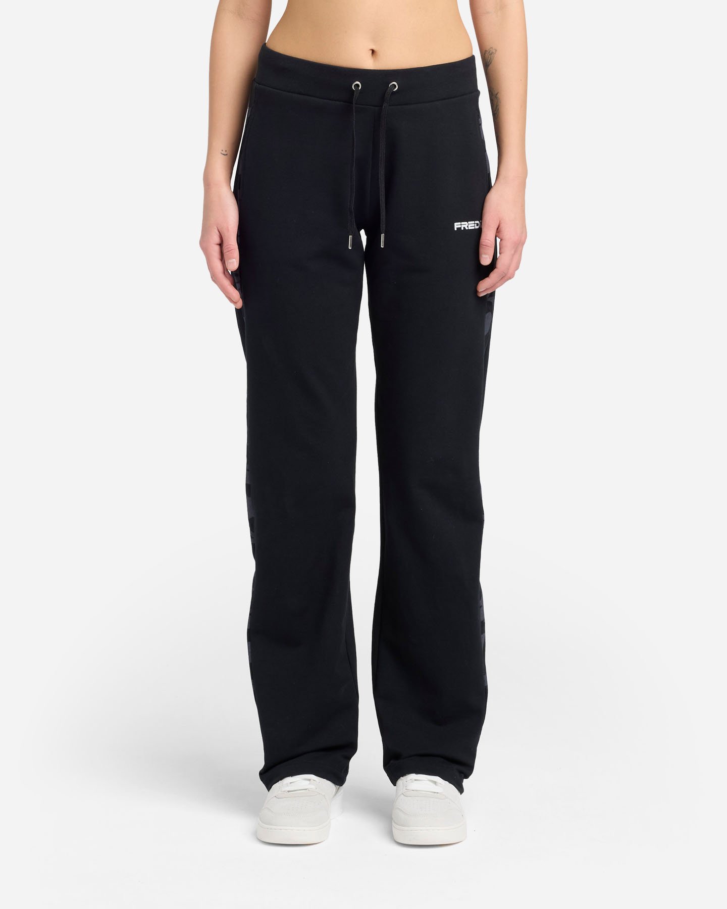 Pantalone FREDDY SMALL LOGO BANDS W - Nero - 1 | Cisalfa Sport