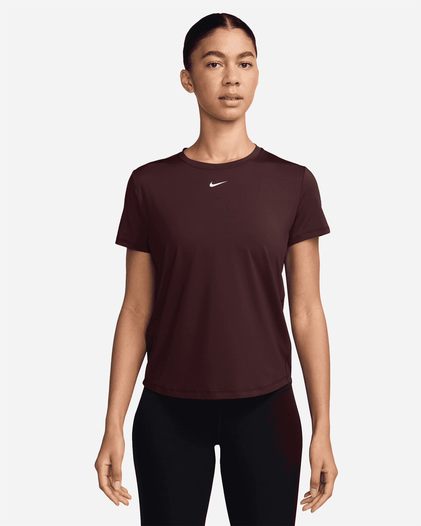 T-shirt training NIKE DRI FIT NK ONE CLASSIC SMALL LOGO W - Rosso - 0 | Cisalfa Sport