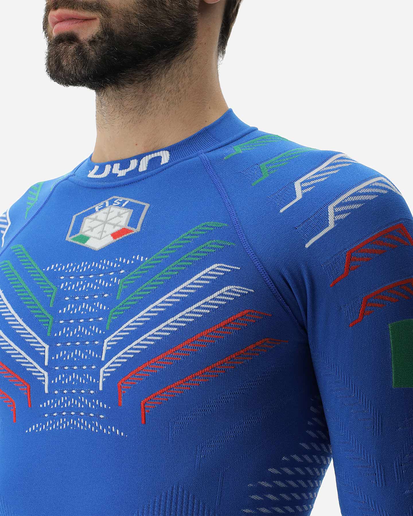 Maglia intimo tecnico UYN NATYON 3.0 ITALY M - Blu royal - 4 | Cisalfa Sport