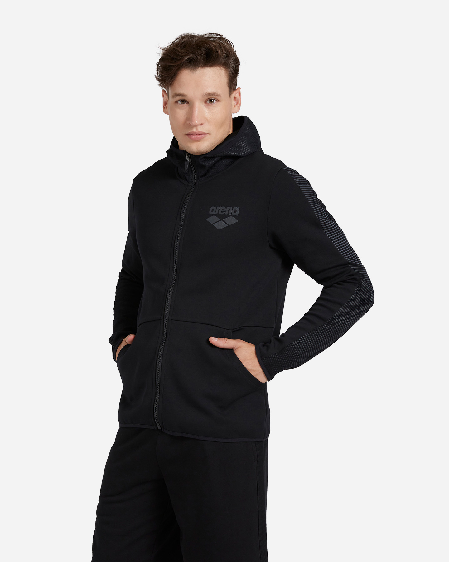 Felpa Arena Tech Hoodie M AFM816W21-050 | Cisalfa Sport