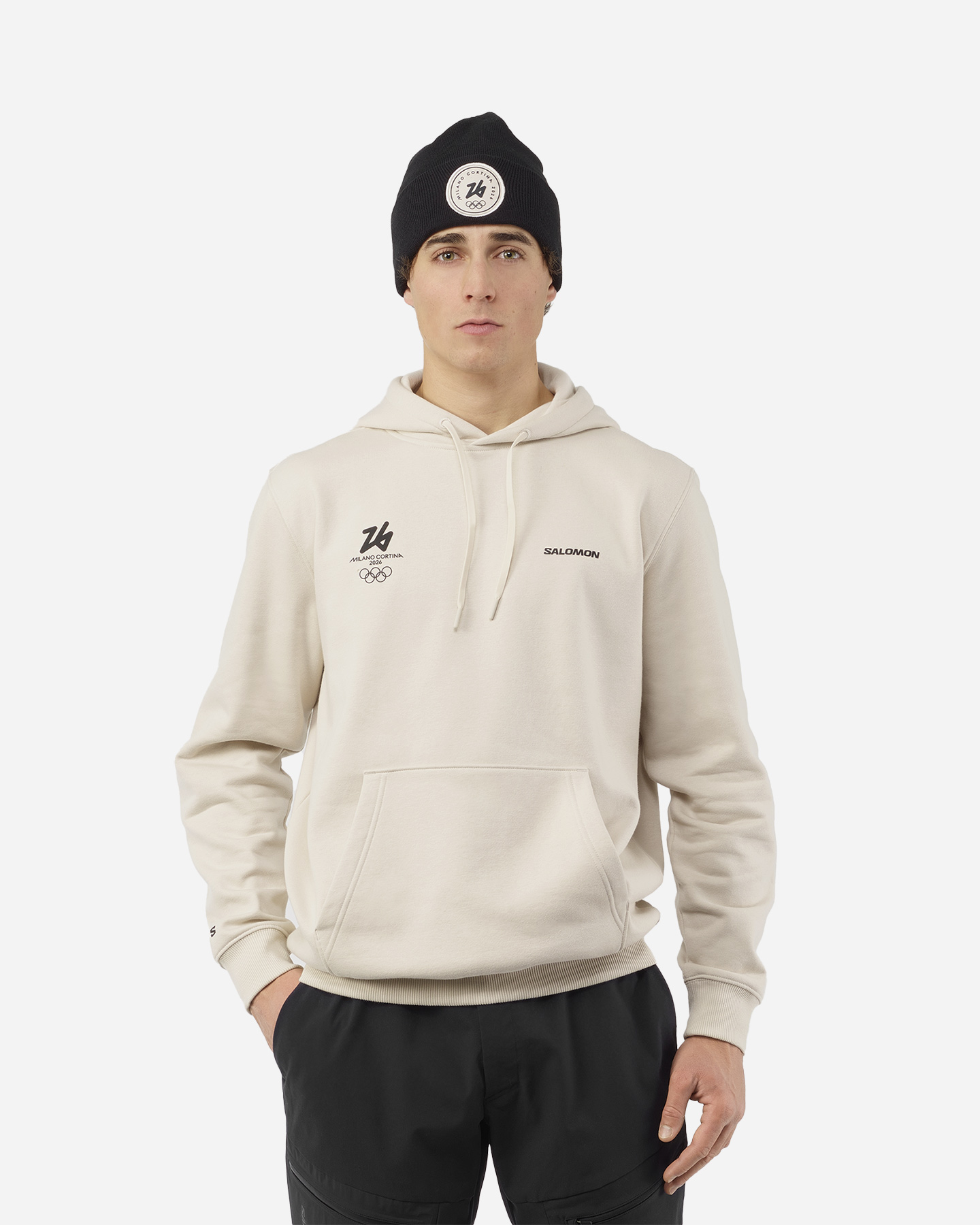 Felpa SALOMON LOGO RAINY M - Grigio - 2 | Cisalfa Sport