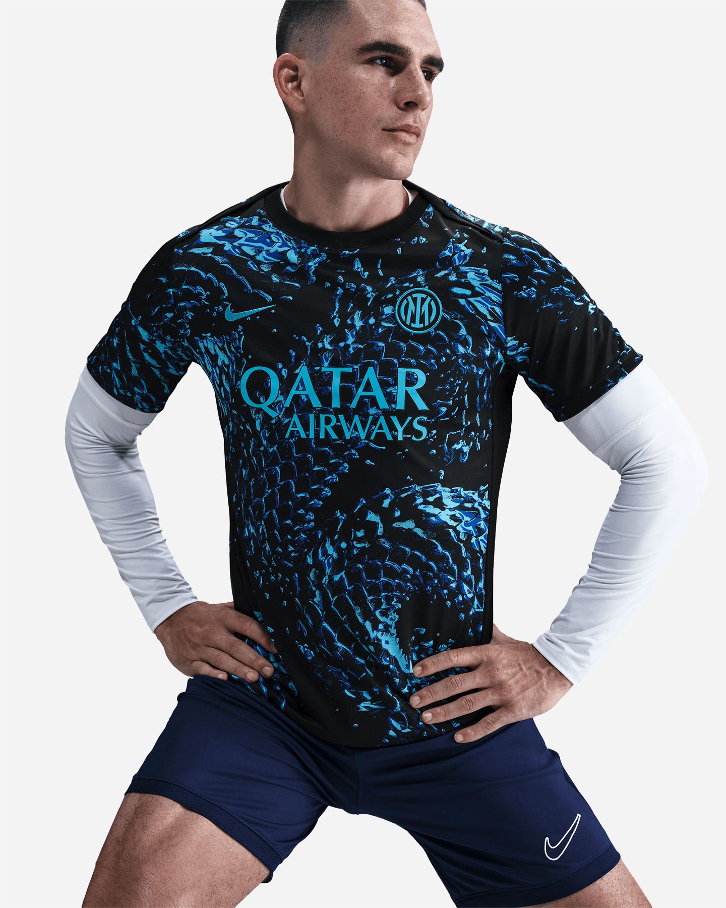 Abbigliamento calcio ufficiale NIKE INTER 25-26 PREMATCH M - Color mix - 4 | Cisalfa Sport