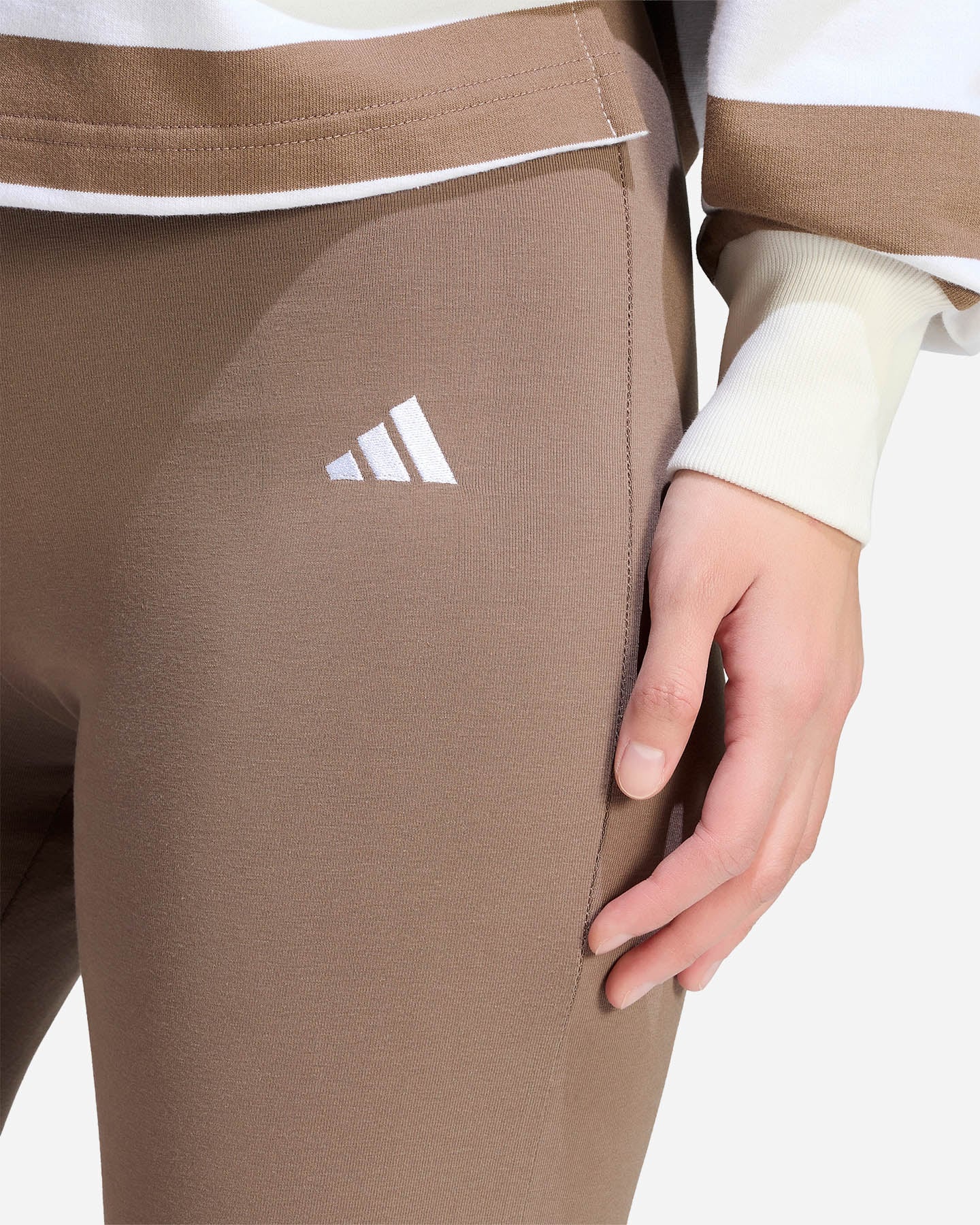 Leggings ADIDAS ESSENTIALS SMALL LOGO W - Marrone - 4 | Cisalfa Sport