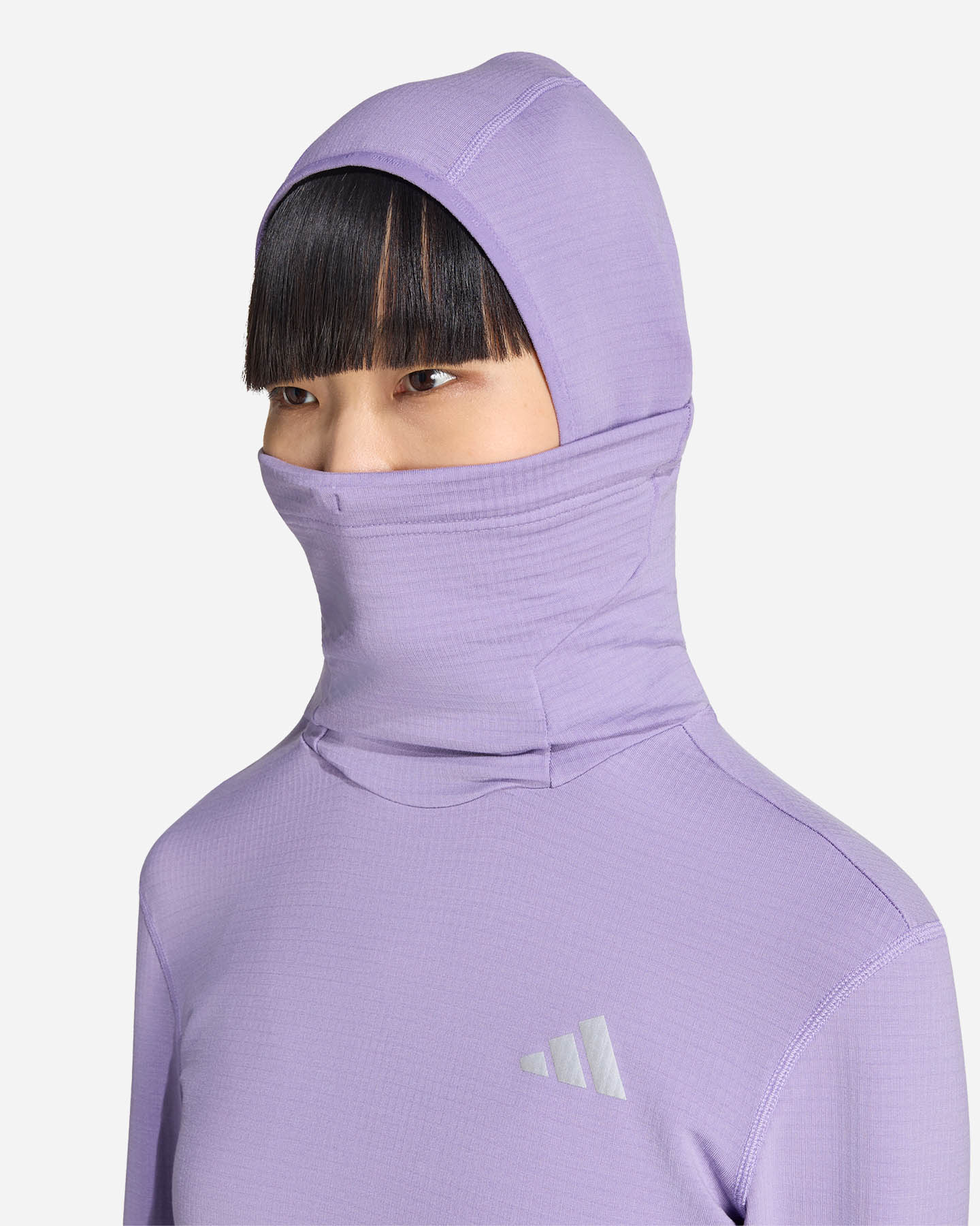 Maglia running ADIDAS ADI365 RUNNING ESSENTIALS WINTERISED W - Viola - 4 | Cisalfa Sport