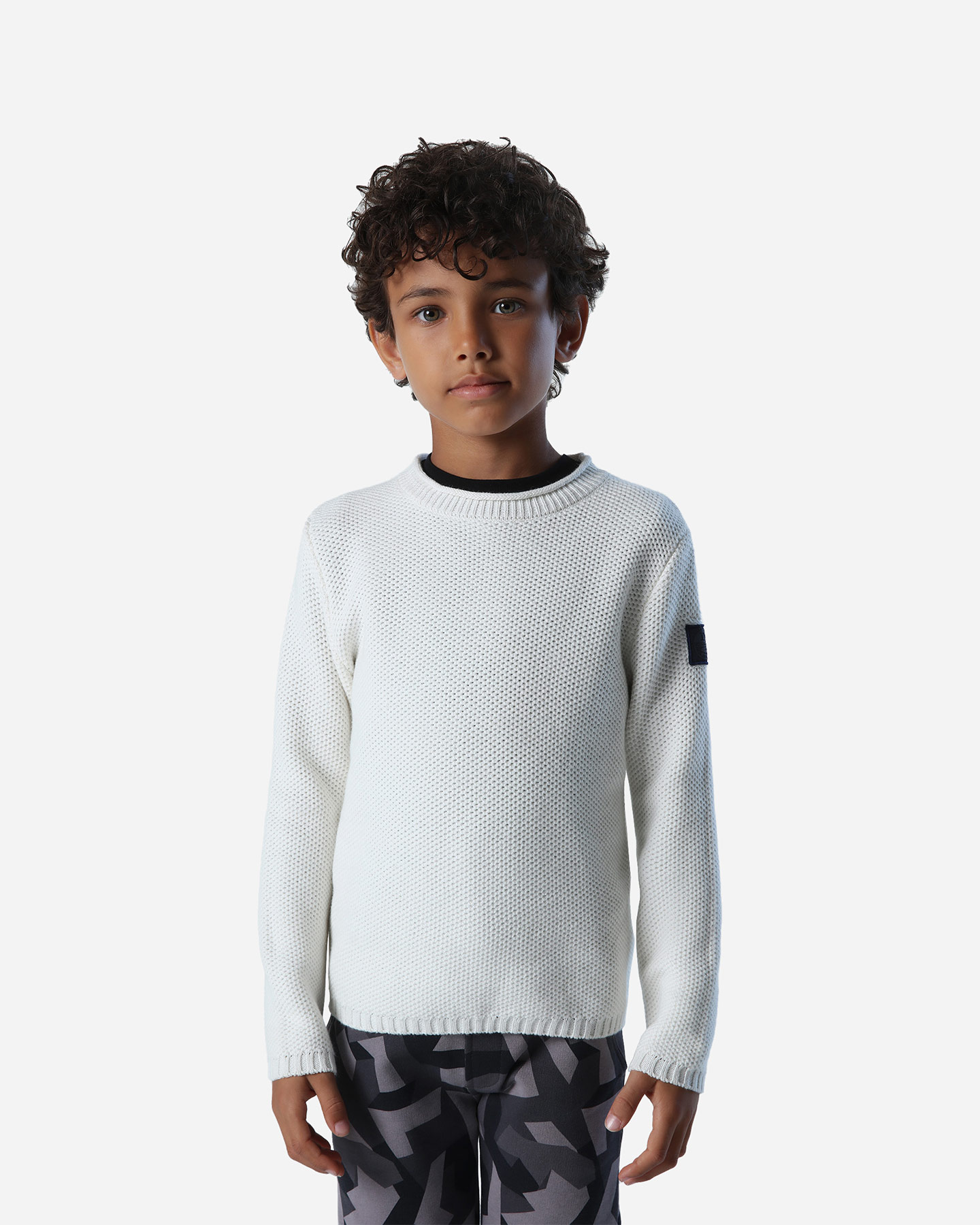 NORTH SAILS Maglione Uomo Con Mezza Zip E Collo Alto – In Cotone Organico E Lana, Bordi A Costine, Logo Ricamato – Casual E Confortevole