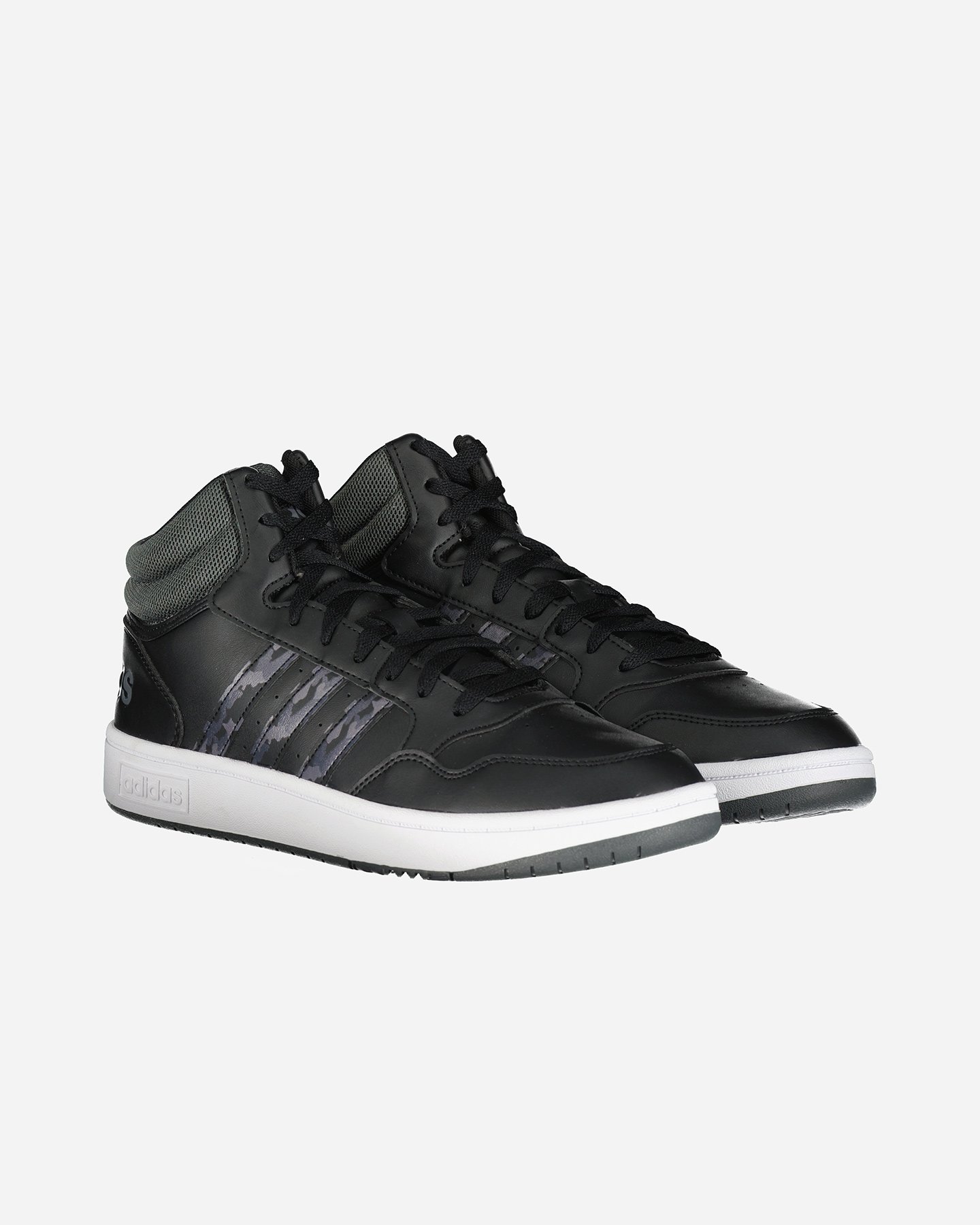 Scarpe sneakers ADIDAS CORE HOOPS 3.0 MID M - Nero - 1 | Cisalfa Sport