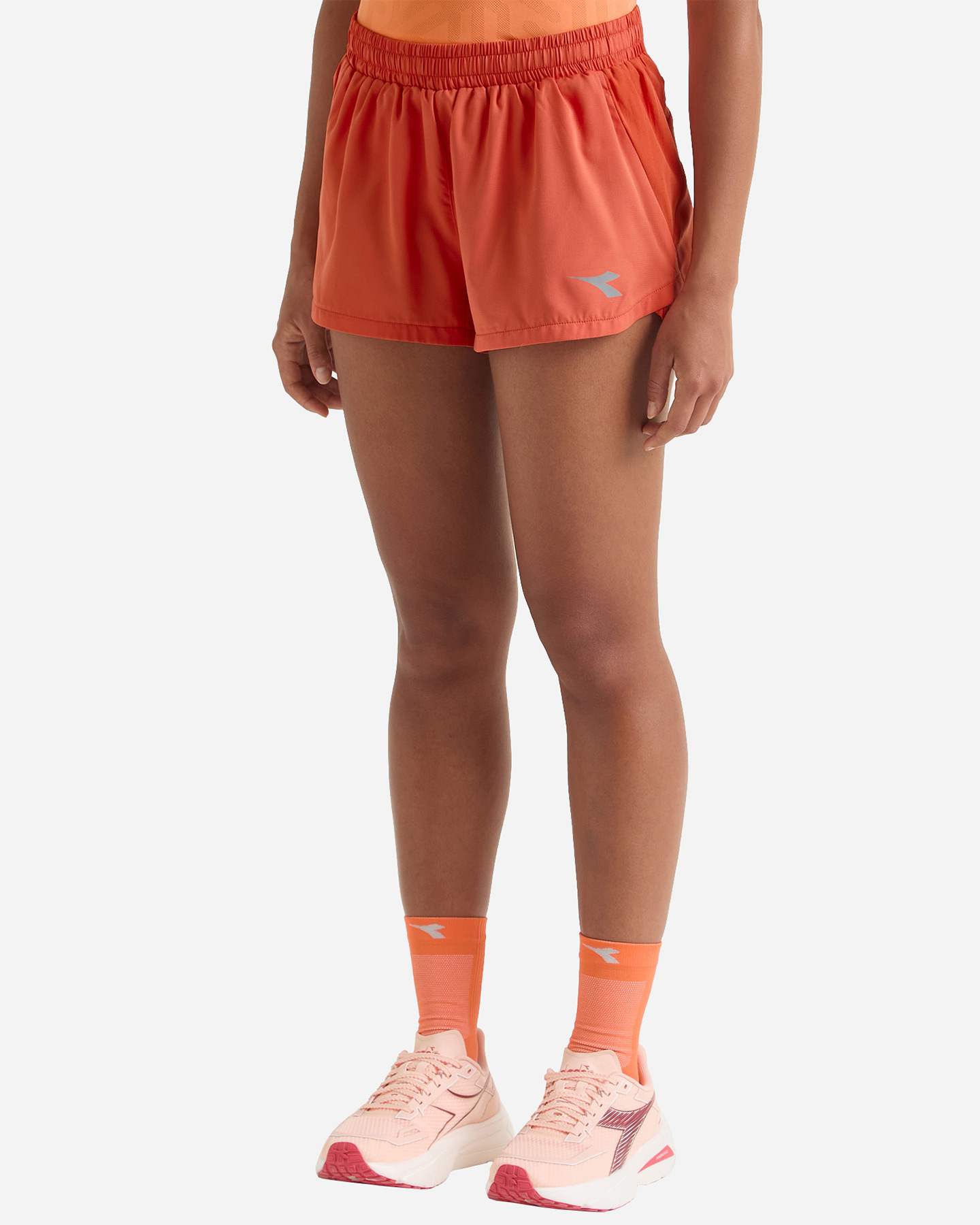 Short running DIADORA SUPERLIGHT SPLIT W - Arancione - 1 | Cisalfa Sport