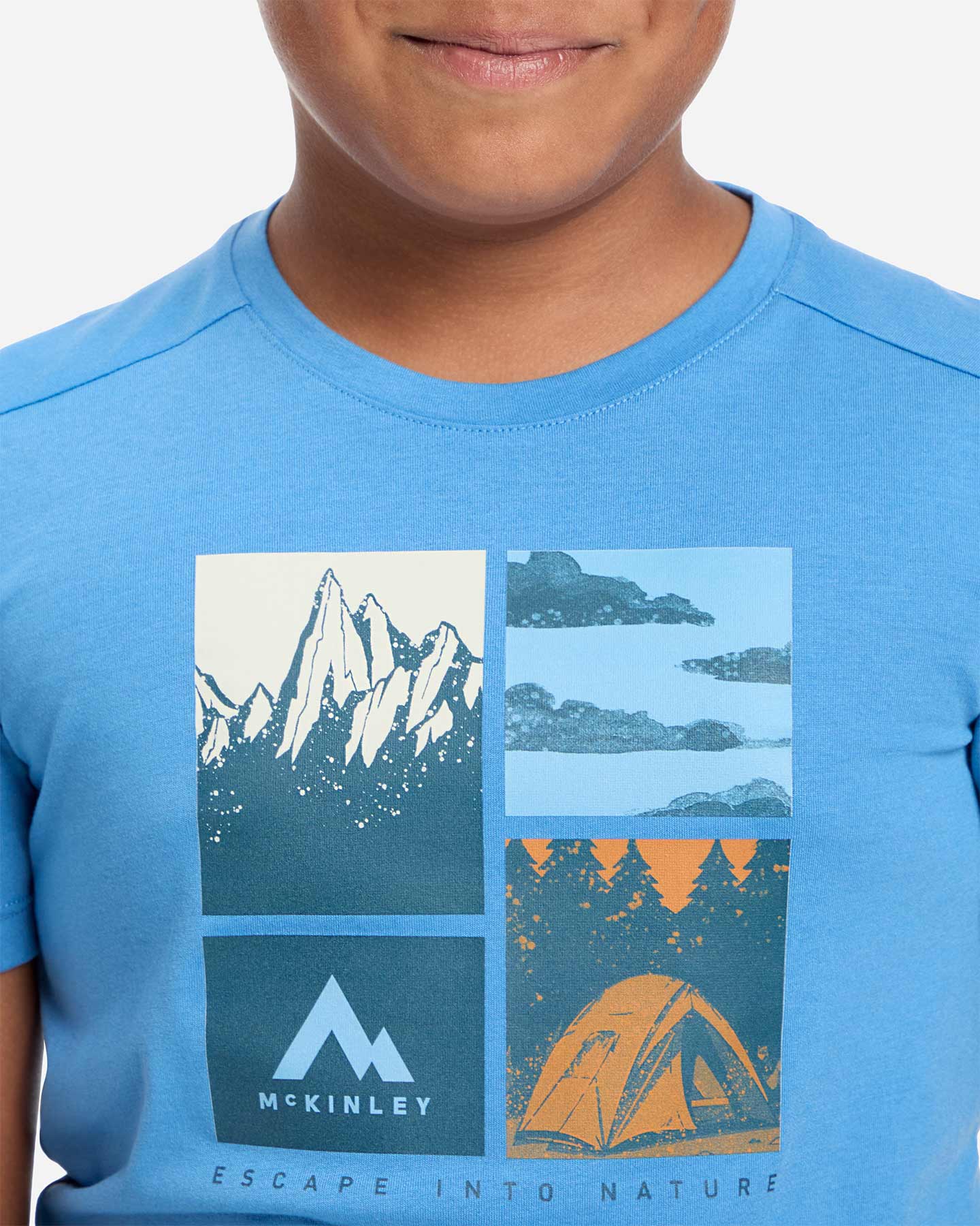 T-shirt MCKINLEY ELLIS III JR - Blu - 3 | Cisalfa Sport