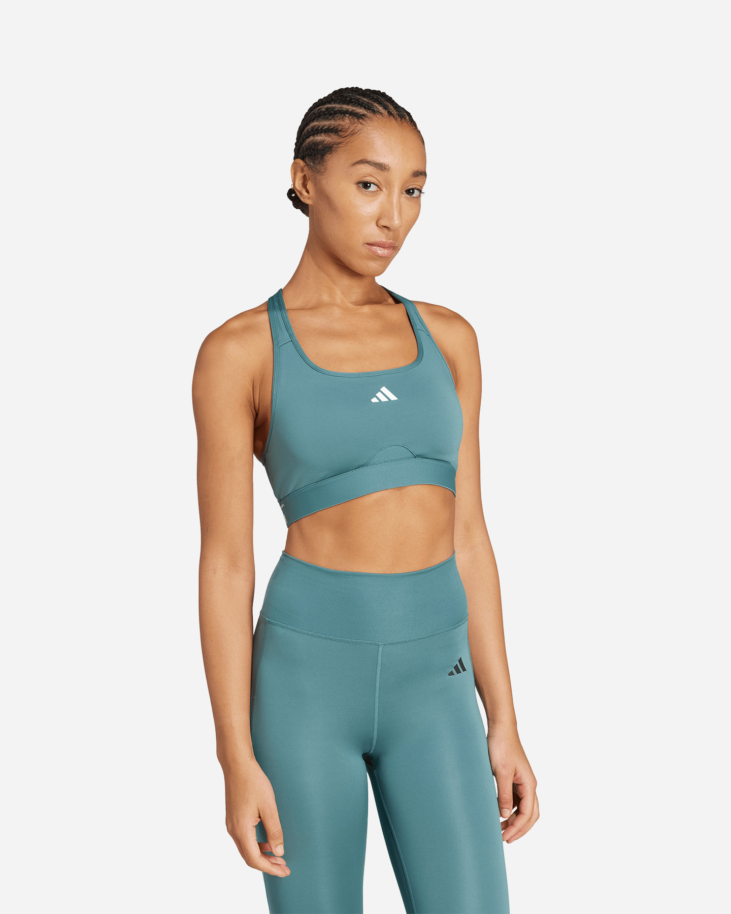 Bra training ADIDAS PWRCT W - Verde - 2 | Cisalfa Sport