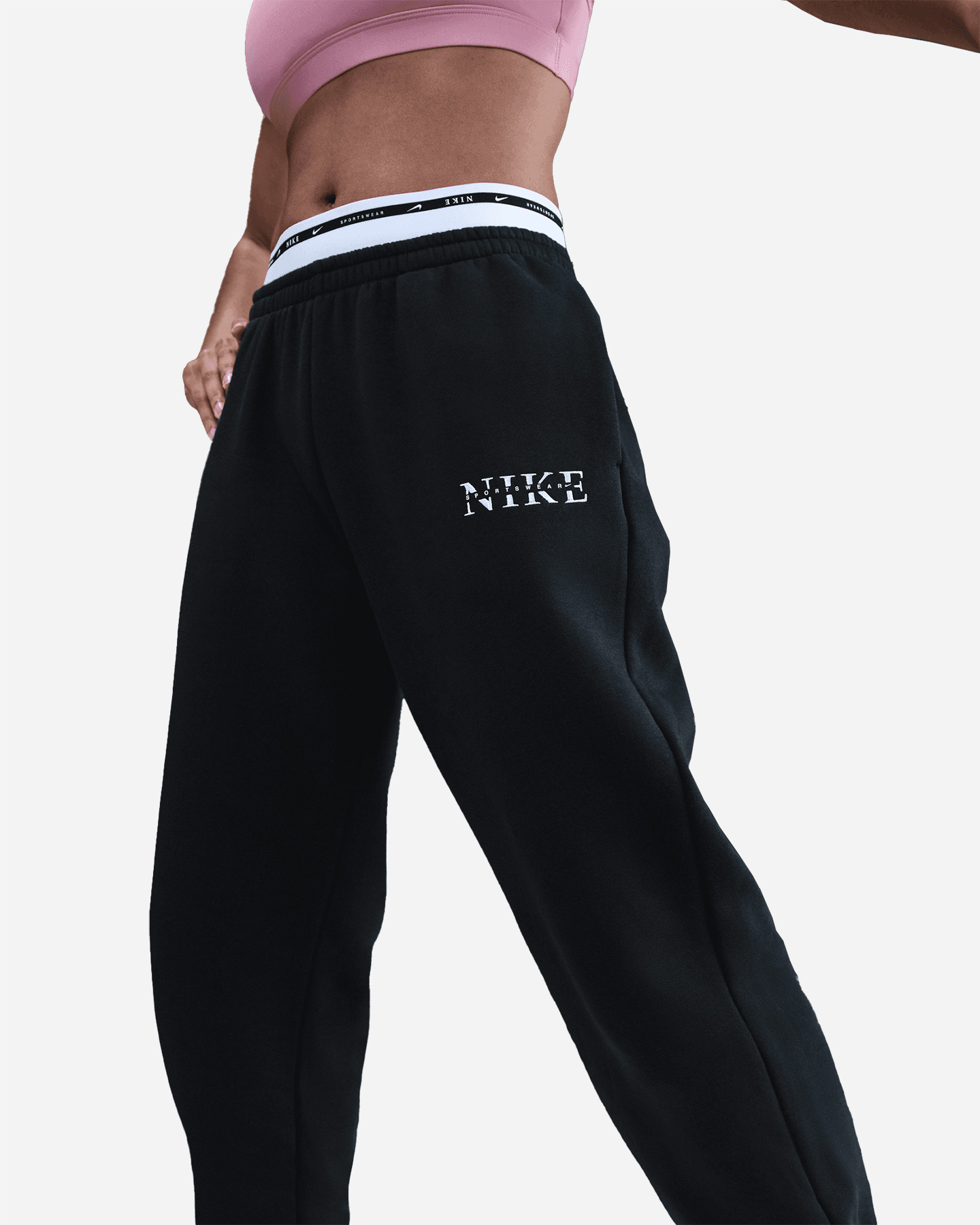 Pantalone NIKE ELASTIC LOGATO PHOENIX W - Nero - 3 | Cisalfa Sport