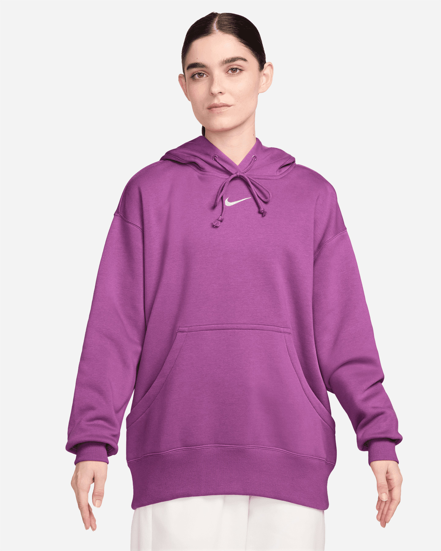 Felpa NIKE PHOENIX OS SMALL LOGO W - Viola - 0 | Cisalfa Sport