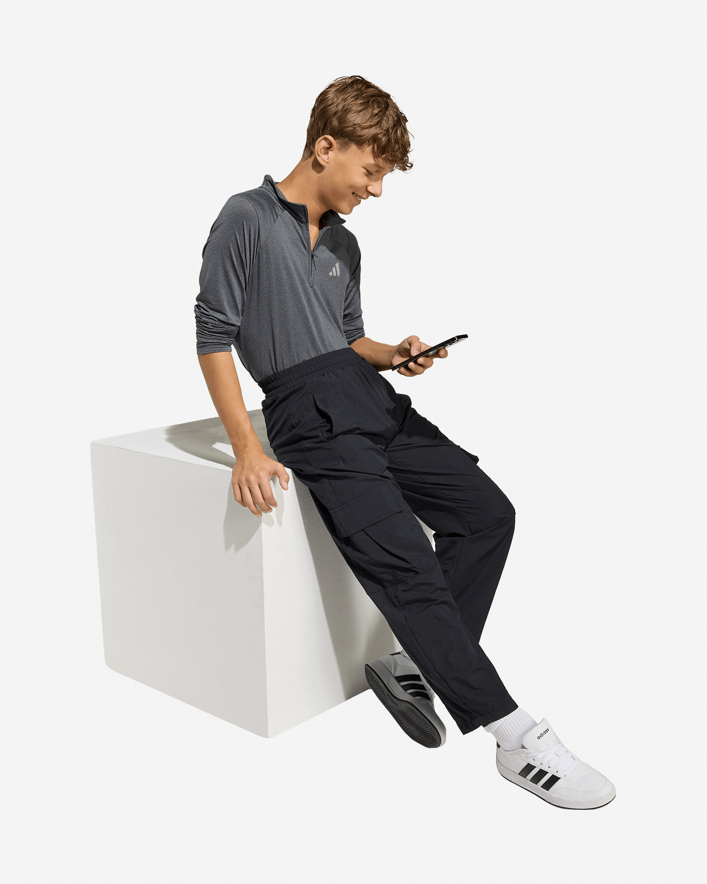 Pantalone ADIDAS FUTURE ICONS JR - Nero - 3 | Cisalfa Sport