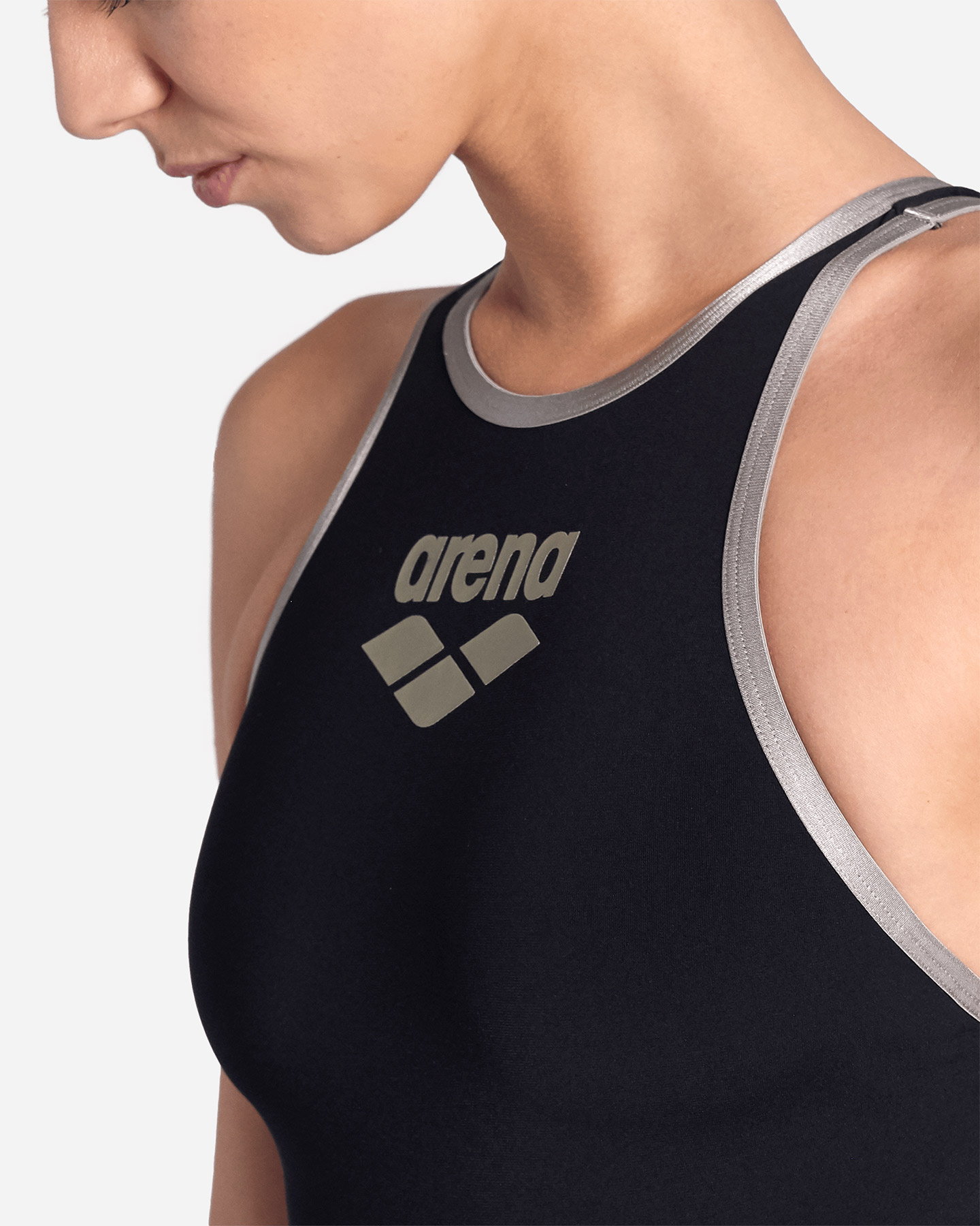 Costume piscina ARENA ONE BIGLOGO ONE PIECE W - Nero - 3 | Cisalfa Sport