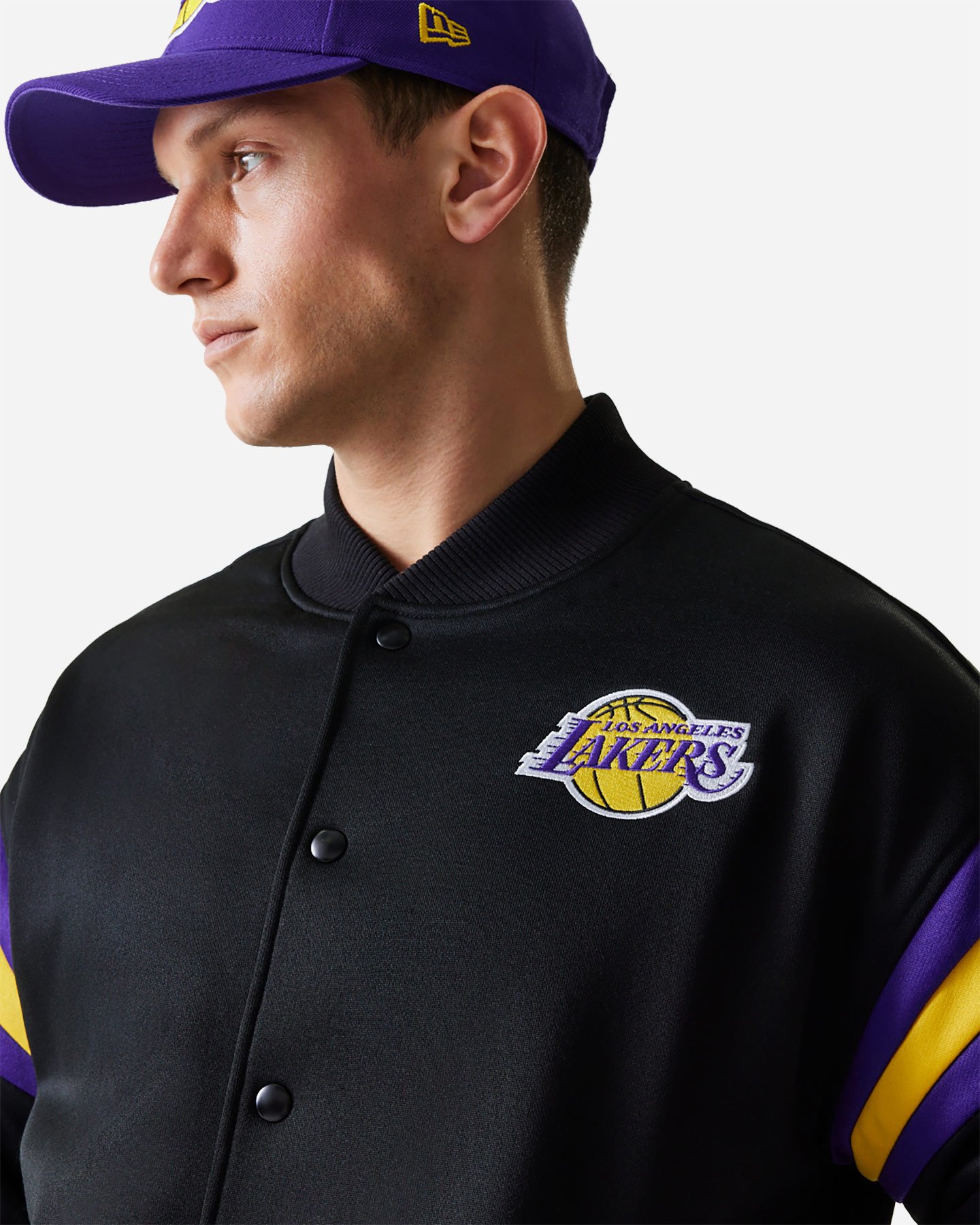 Giacca nba NEW ERA LOS ANGELES LAKERS M - Nero - 2 | Cisalfa Sport