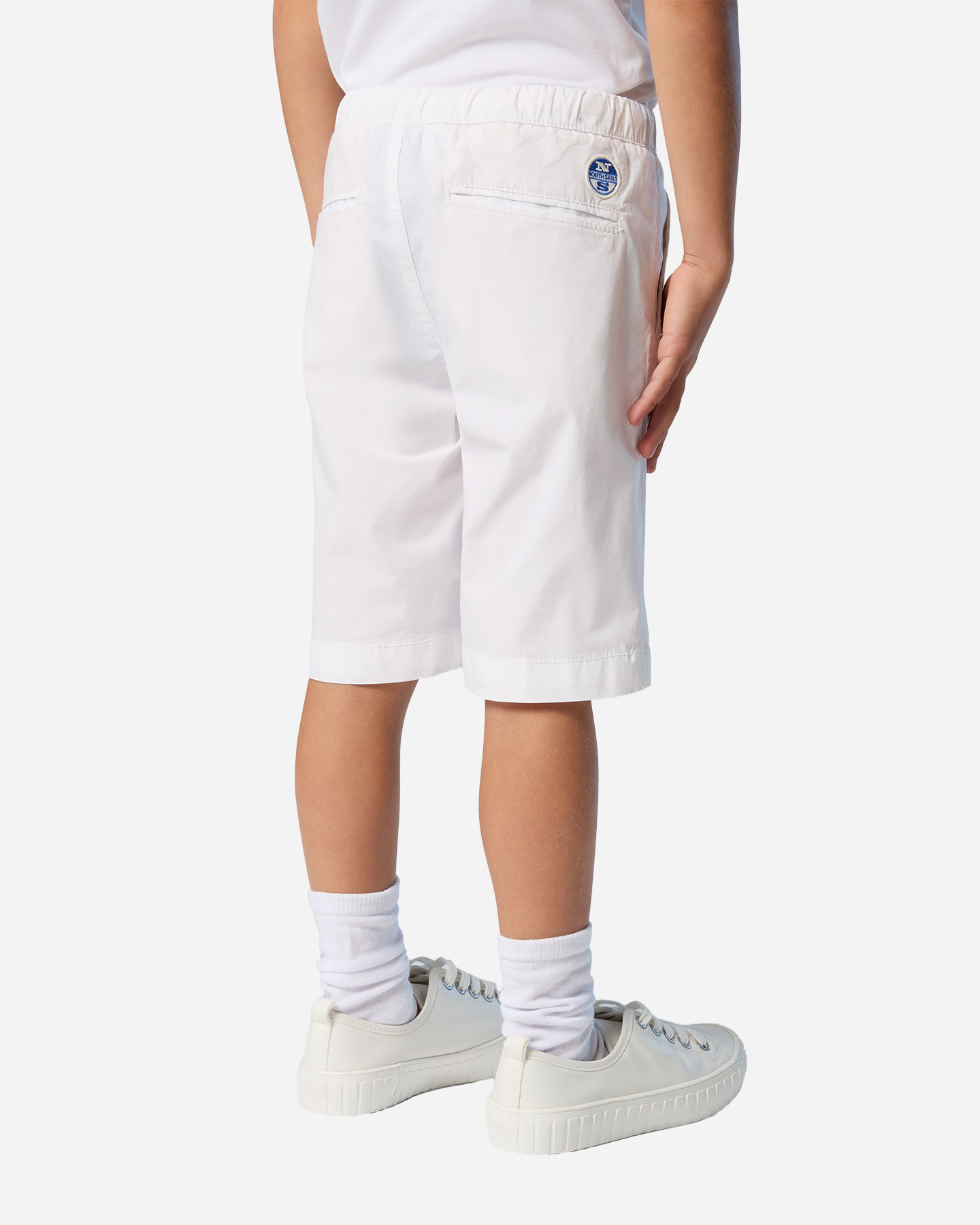 Bermuda NORTH SAILS CHINO POP STRETCH JR - Bianco - 2 | Cisalfa Sport
