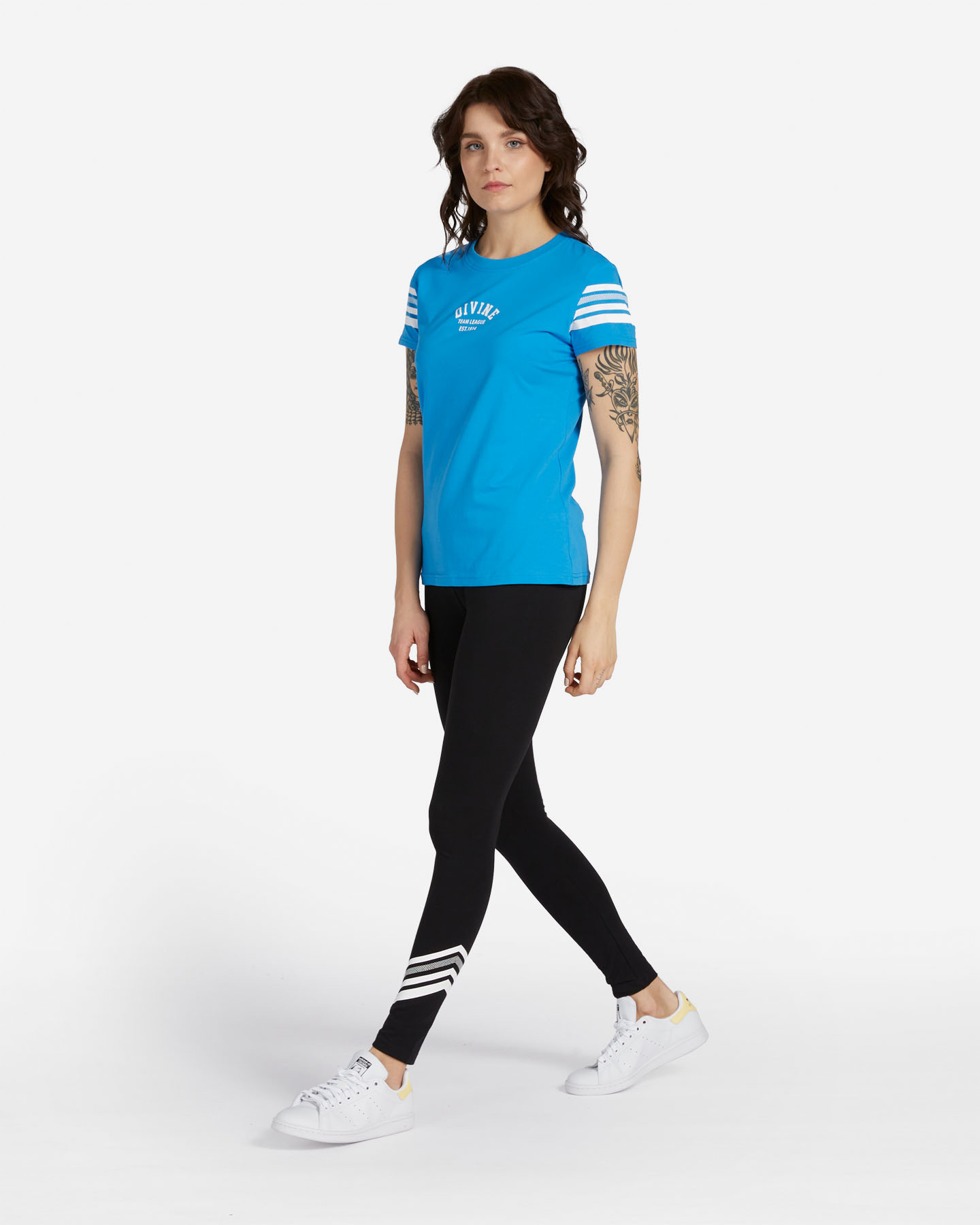 T-shirt ADMIRAL VARSITY W - Blu royal - 3 | Cisalfa Sport