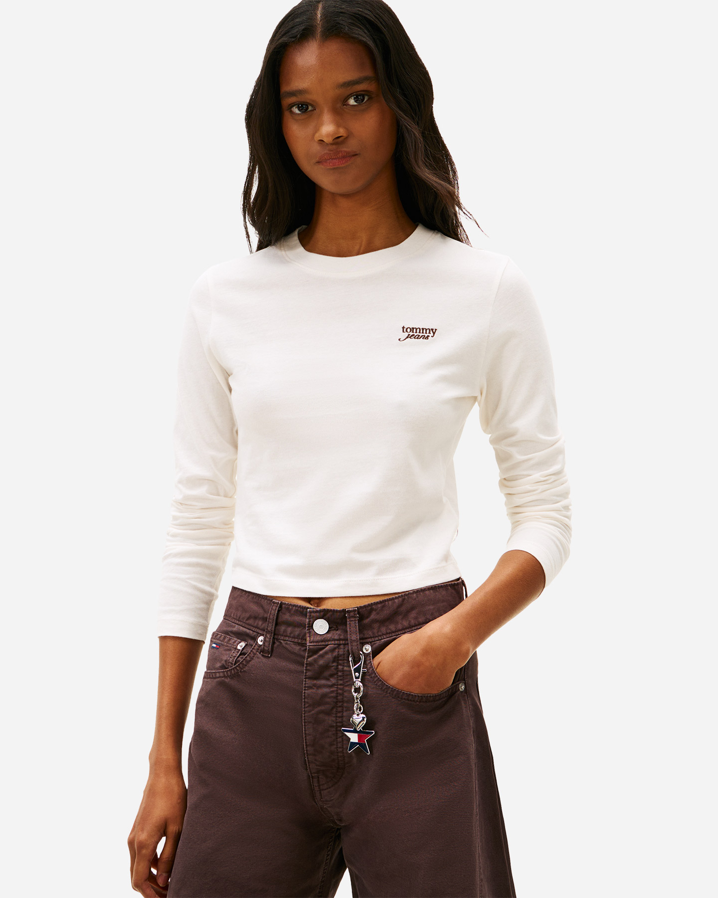 T-shirt TOMMY HILFIGER SLIM SCRIPT W - Bianco - 1 | Cisalfa Sport