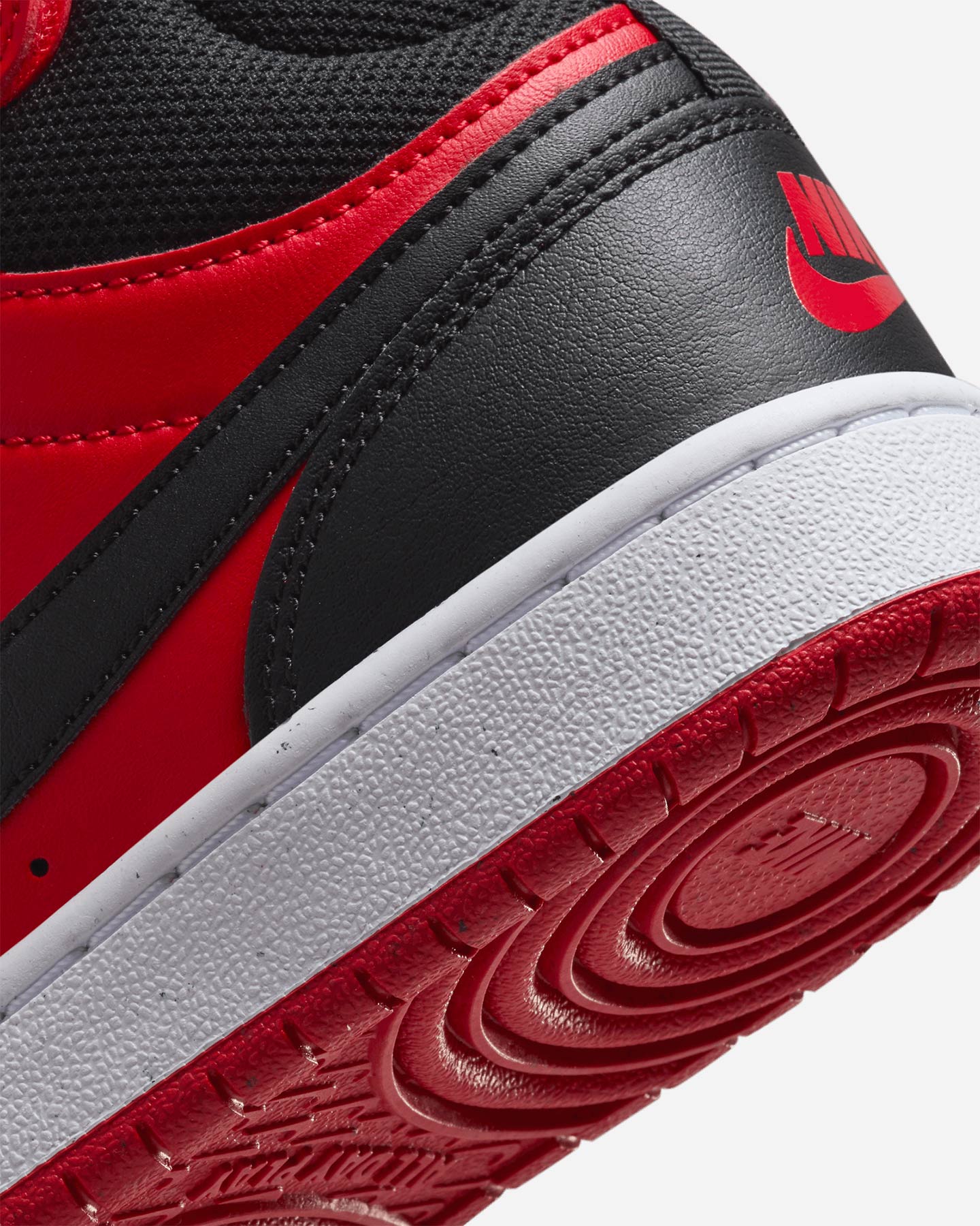 Scarpe sneakers NIKE COURT BOROUGH MID 2 GS JR - Rosso - 5 | Cisalfa Sport