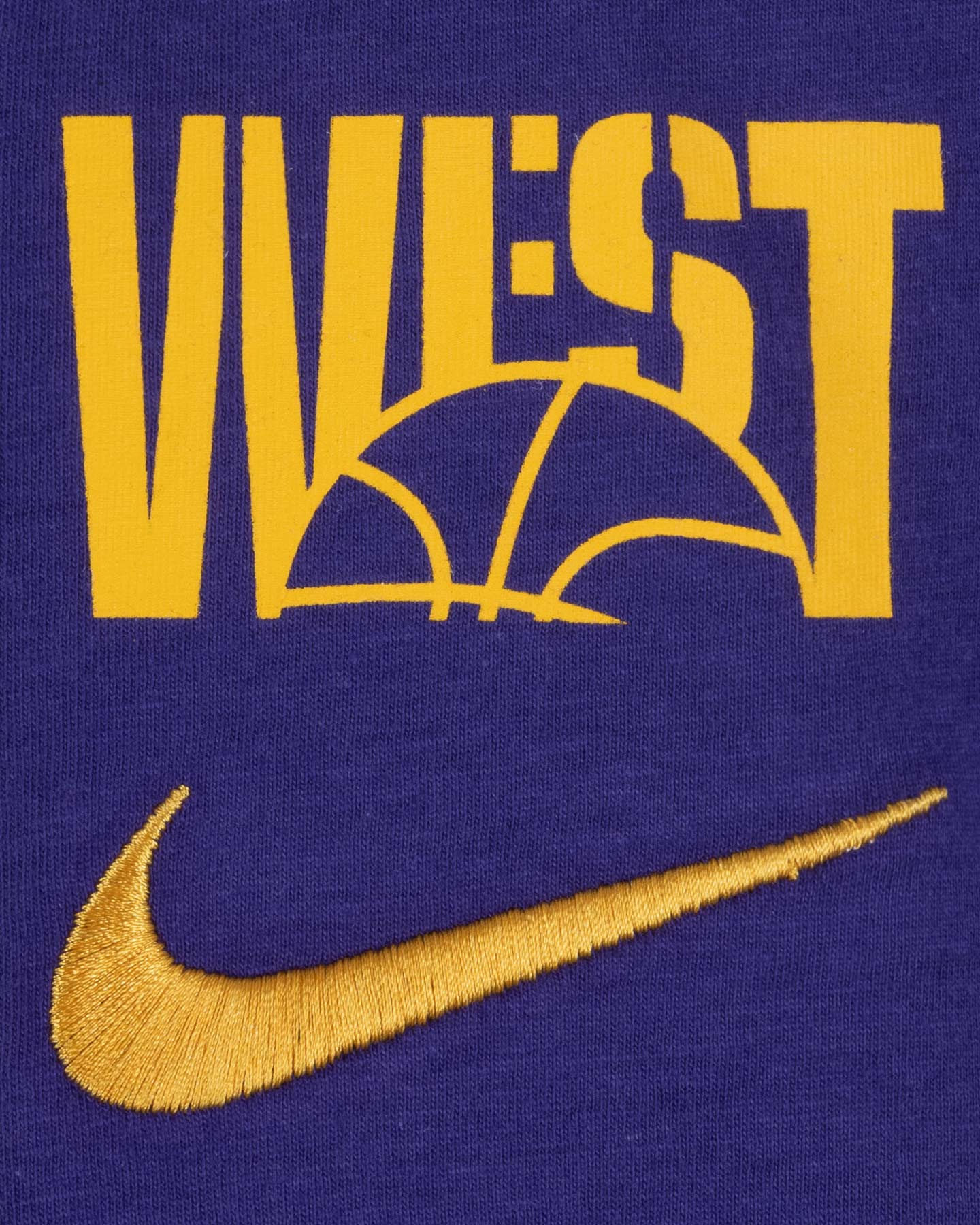 Abbigliamento basket NIKE ESSENTIAL BLOCK LOS ANGELES JR - Viola - 2 | Cisalfa Sport