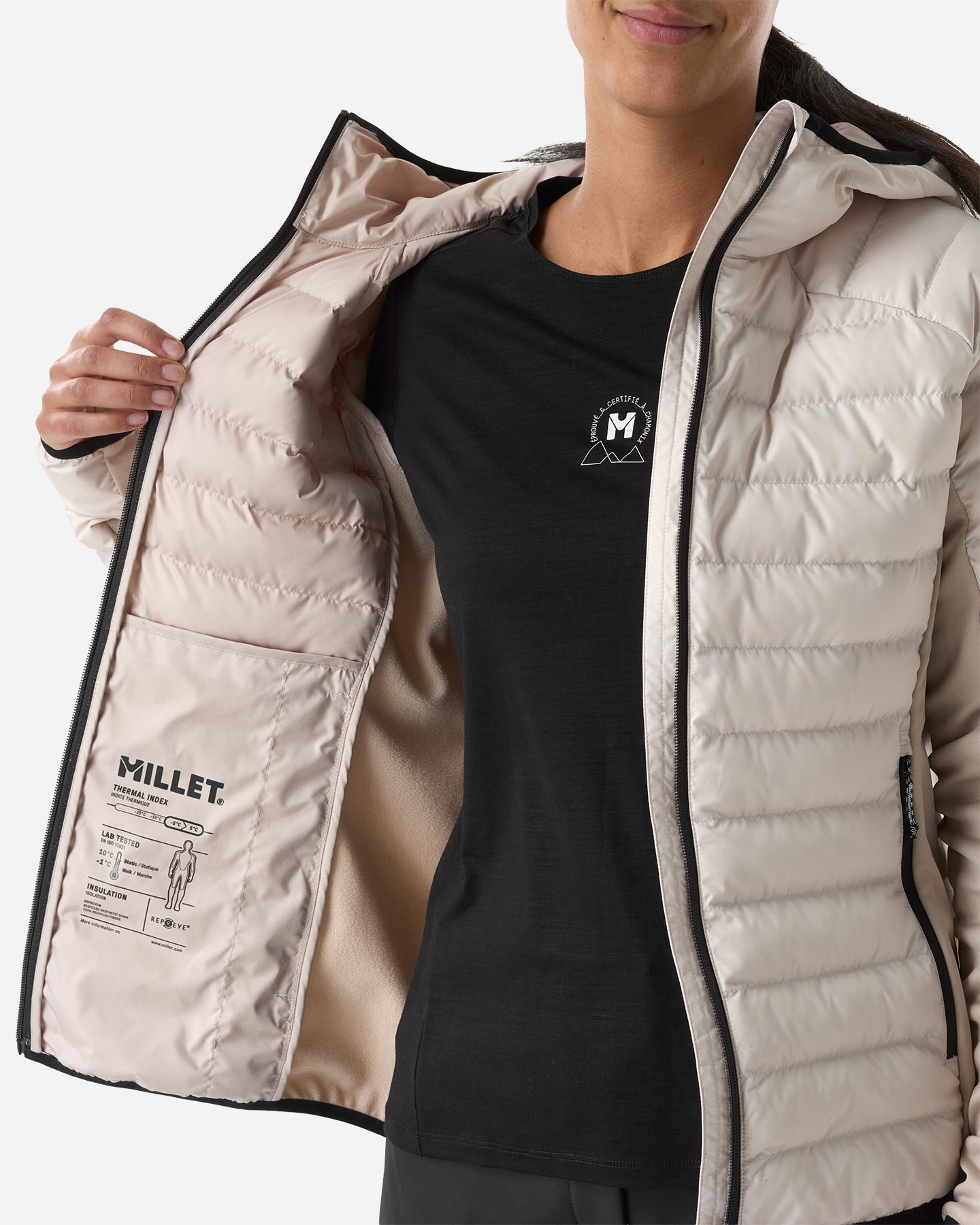 Giacca MILLET FITZ ROY W - Bianco - 5 | Cisalfa Sport
