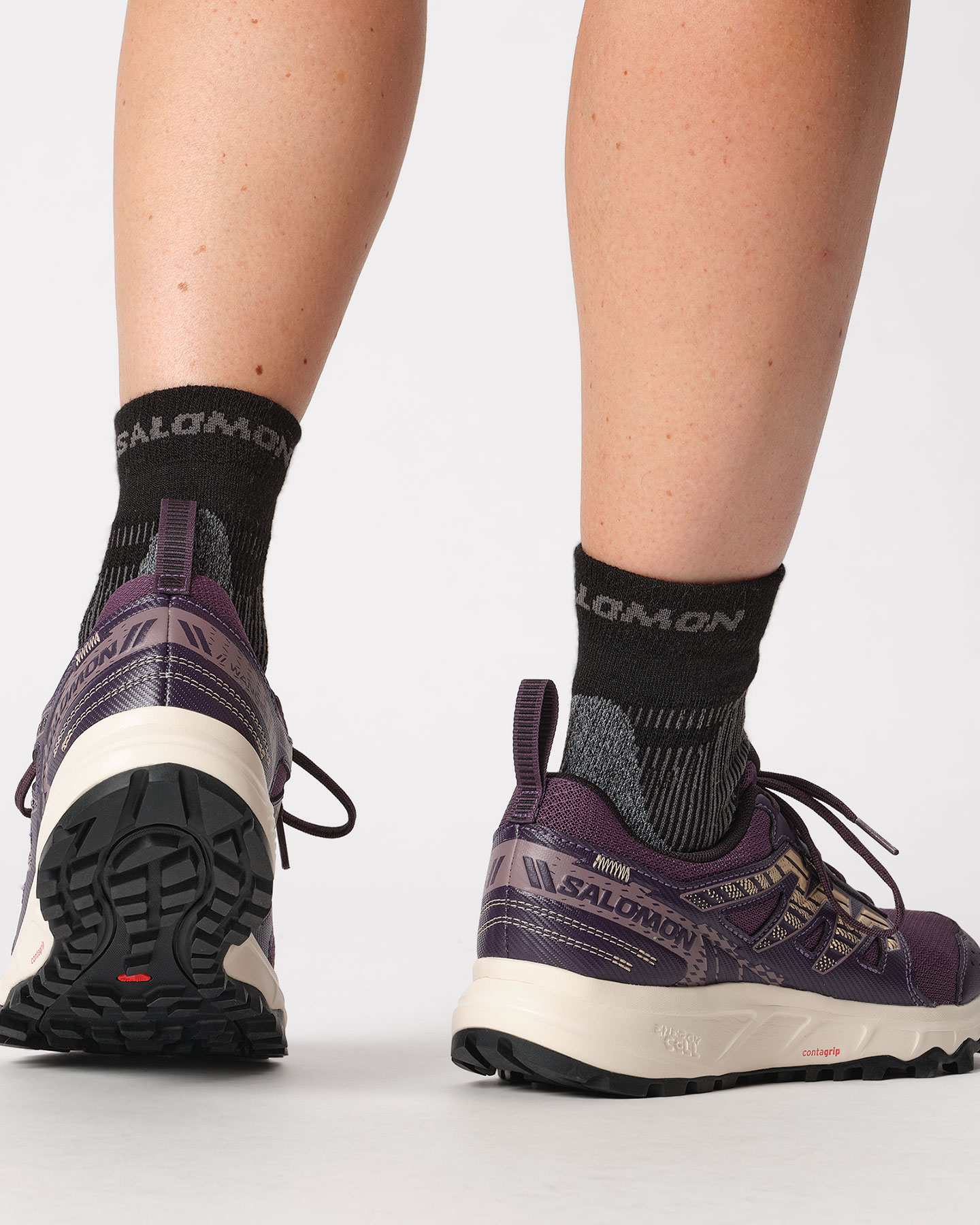 Scarpe trail SALOMON WANDER GTX W - Viola - 5 | Cisalfa Sport