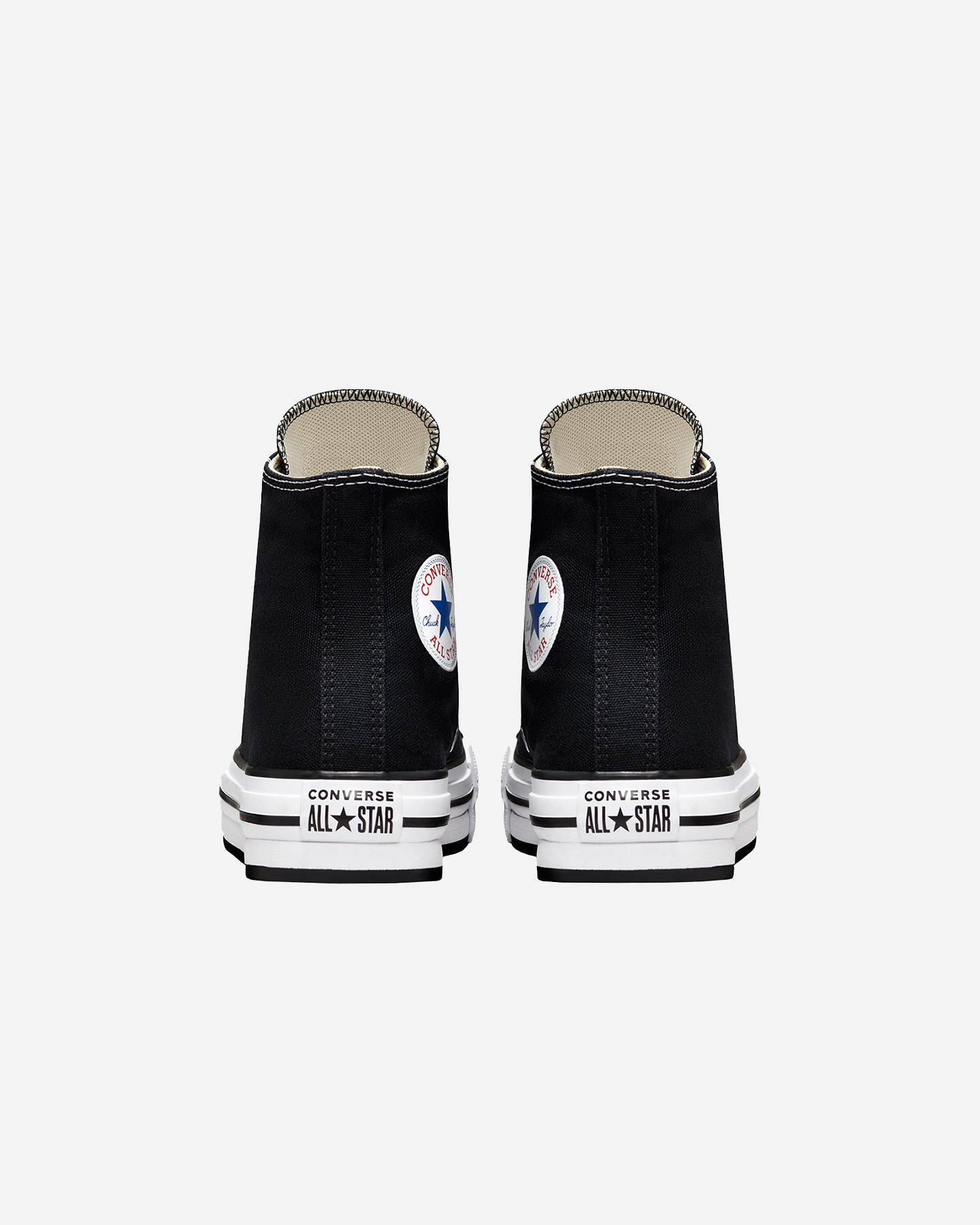 Scarpe sneakers CONVERSE CHUCK TAYLOR ALL STAR EVA LIFT PLAT GS JR - Nero - 4 | Cisalfa Sport