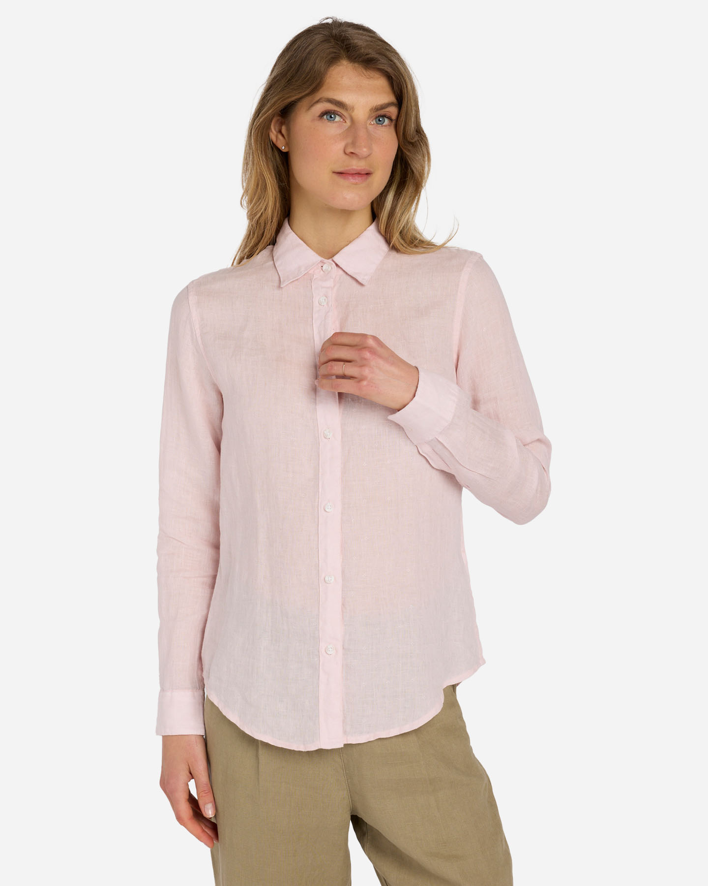 Camicia BEST COMPANY COLLEZIONE LINO W - Rosa - 1 | Cisalfa Sport