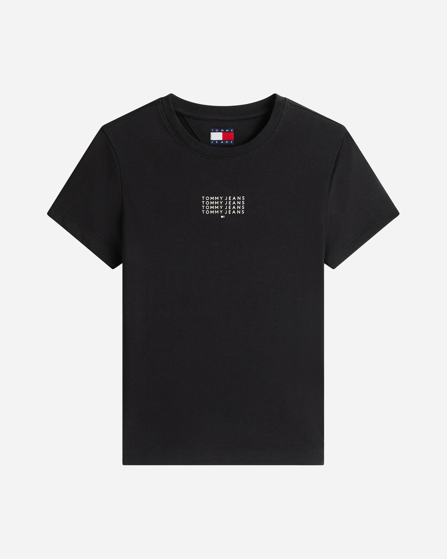 T-shirt TOMMY HILFIGER SLIM MULTI LINEAR W - Nero - 0 | Cisalfa Sport