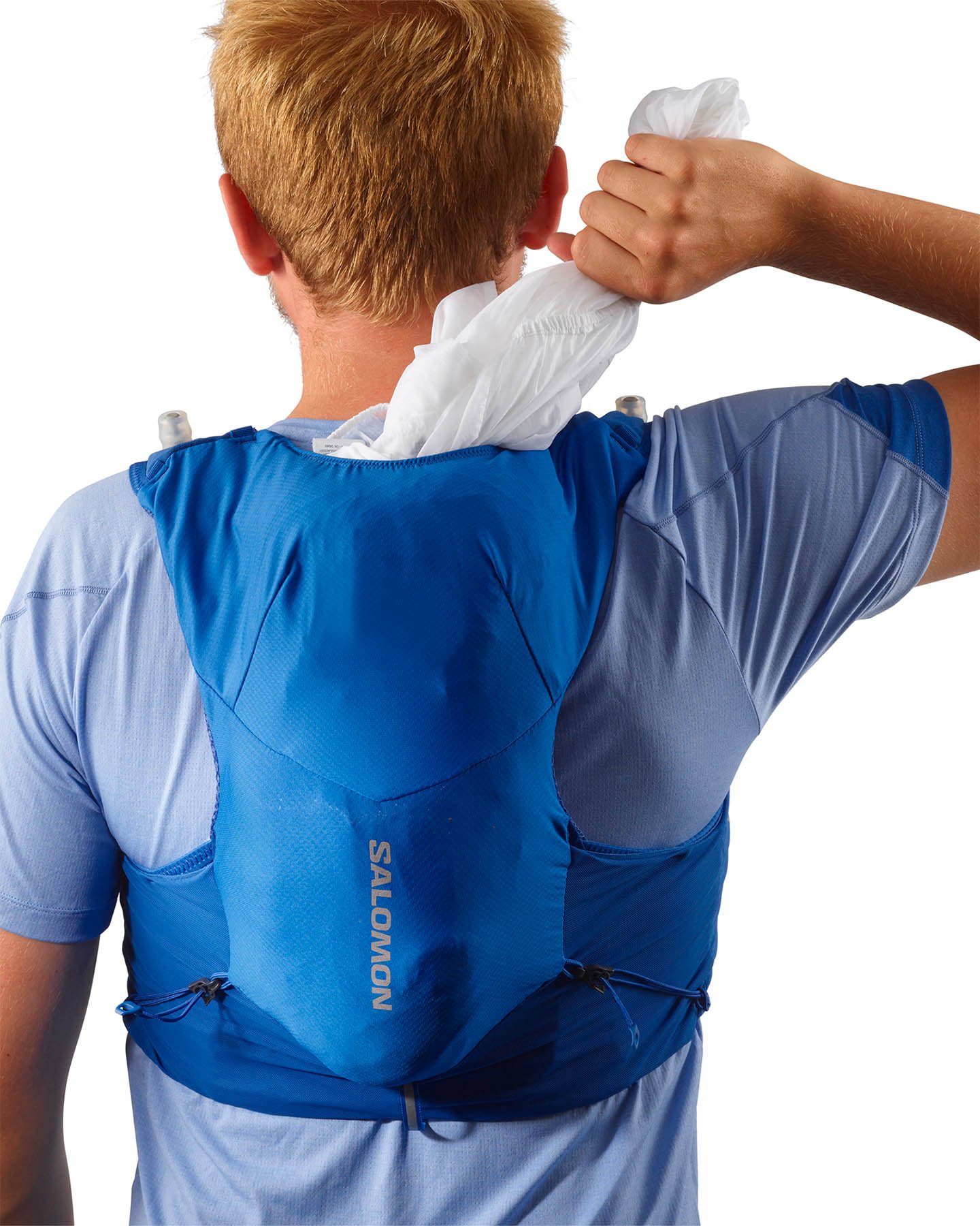 Zaino trail running SALOMON ADV SKIN 5 WITH FLASKS  - Blu - 2 | Cisalfa Sport