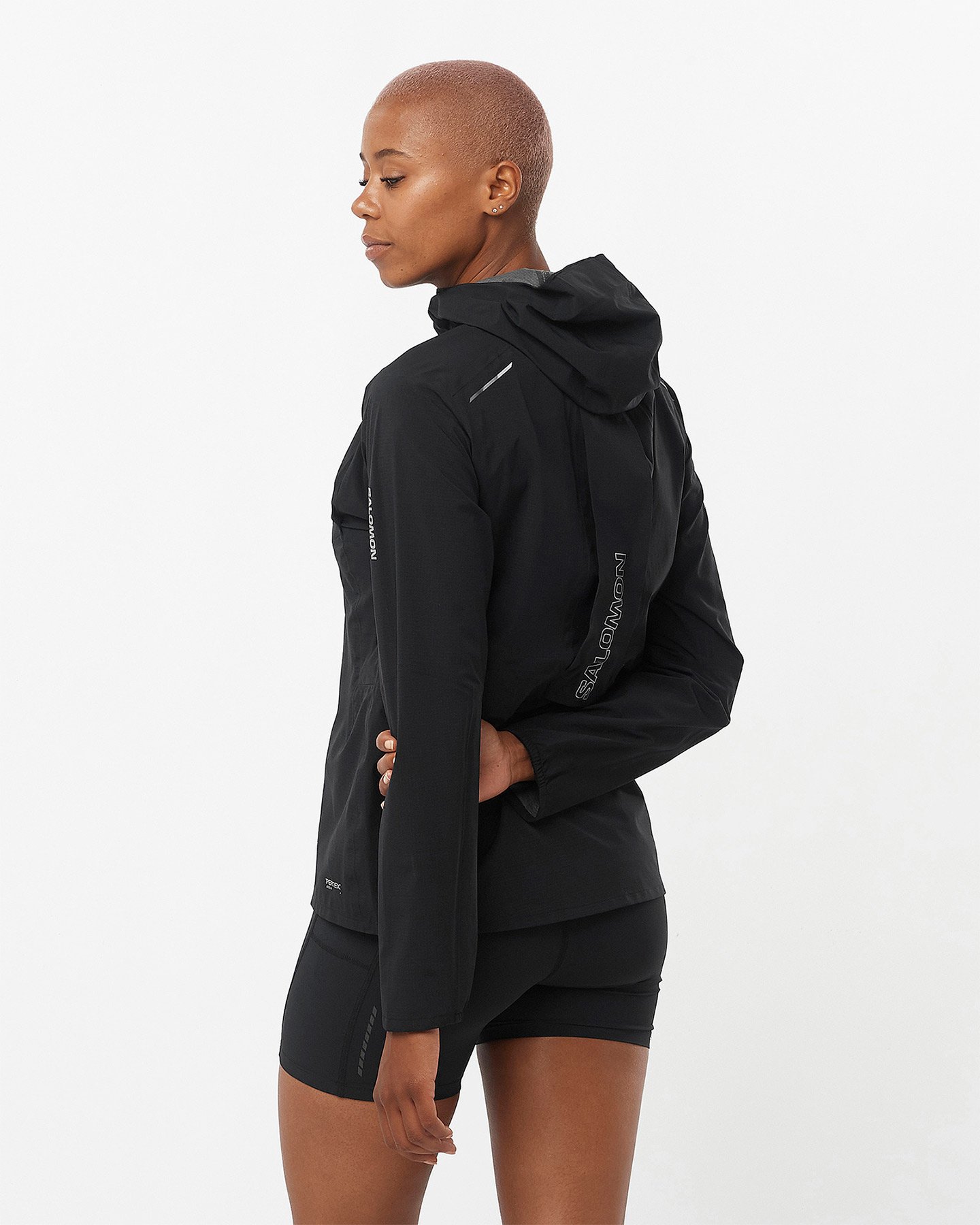 Giacca running SALOMON BONATTI TRAIL WP W - Nero - 2 | Cisalfa Sport