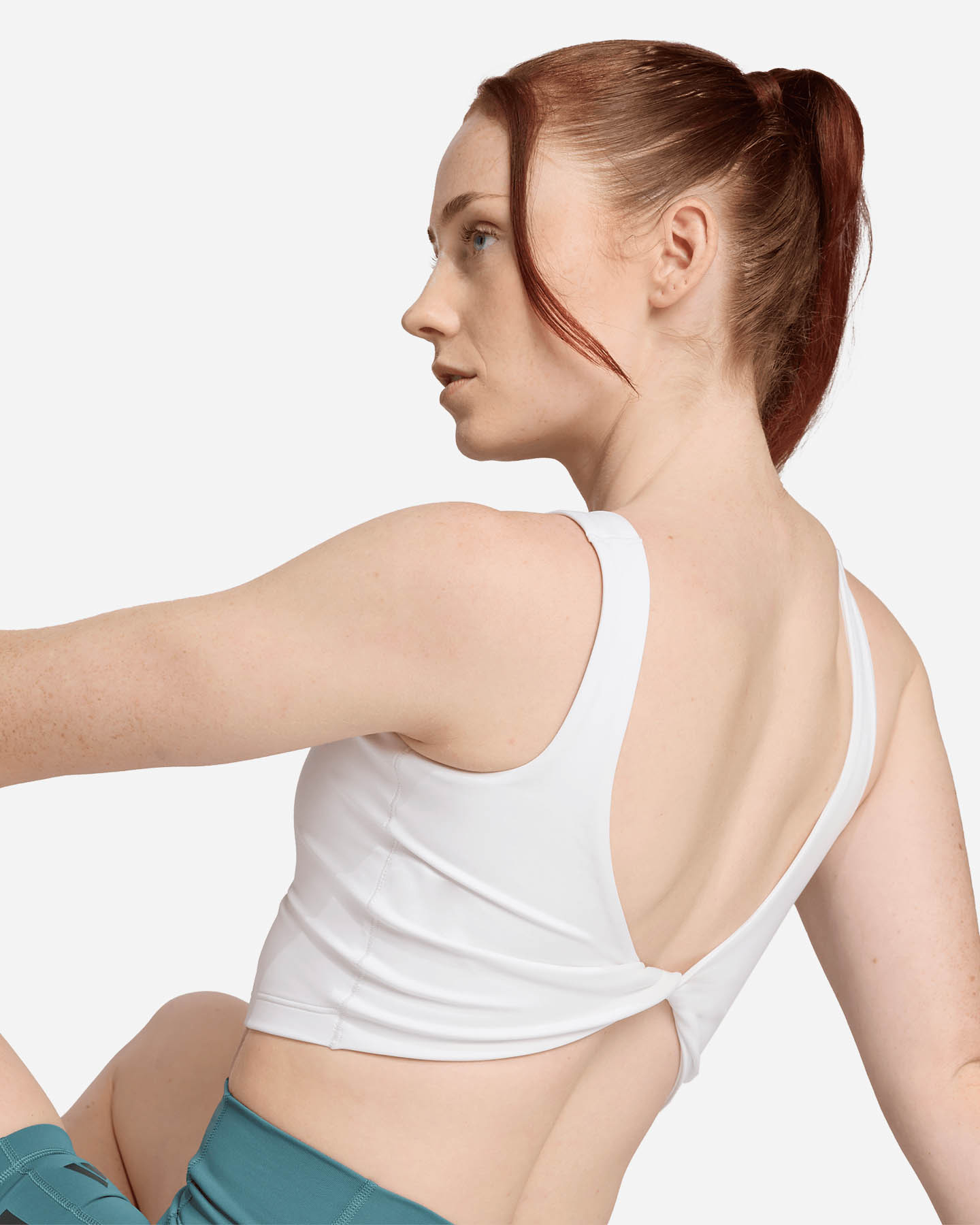Canotta training ADIDAS PWR W - Bianco - 5 | Cisalfa Sport