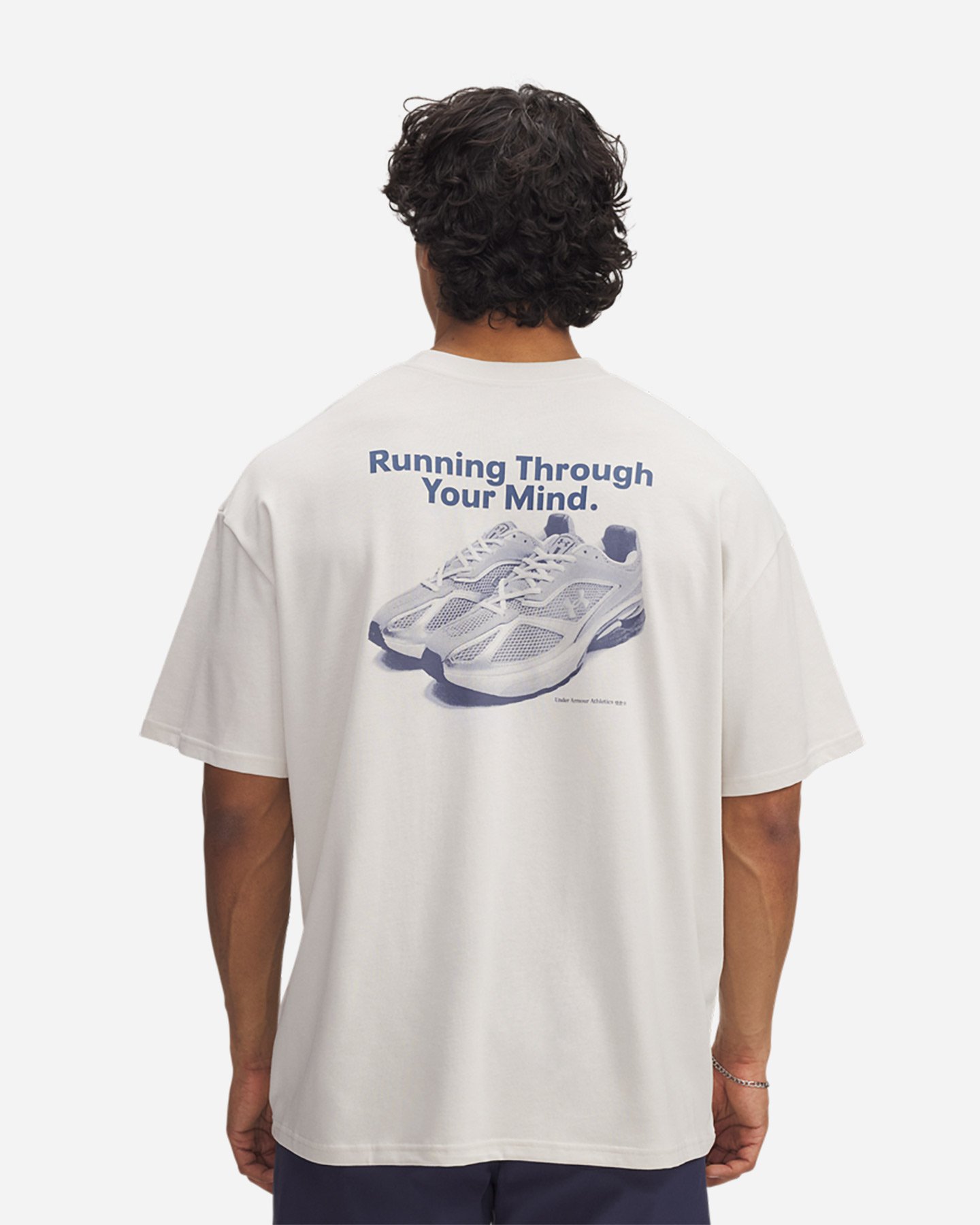 T-shirt UNDER ARMOUR RUNNING SHOE M - Grigio - 1 | Cisalfa Sport