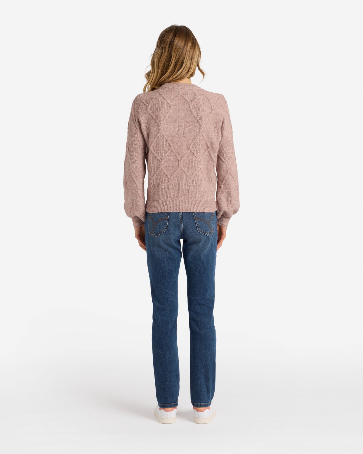 Maglione DACK'S INTRECCIO LOSANGA W - Rosa - 3 | Cisalfa Sport