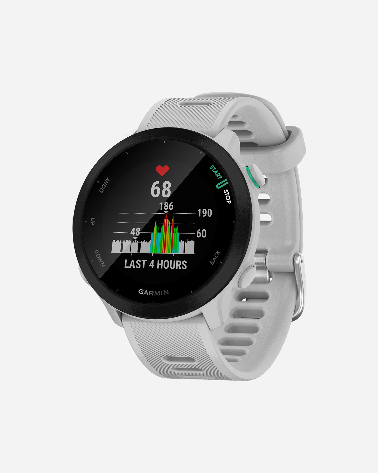 Orologio multifunzione GARMIN FORERUNNER 55  - Bianco - 1 | Cisalfa Sport